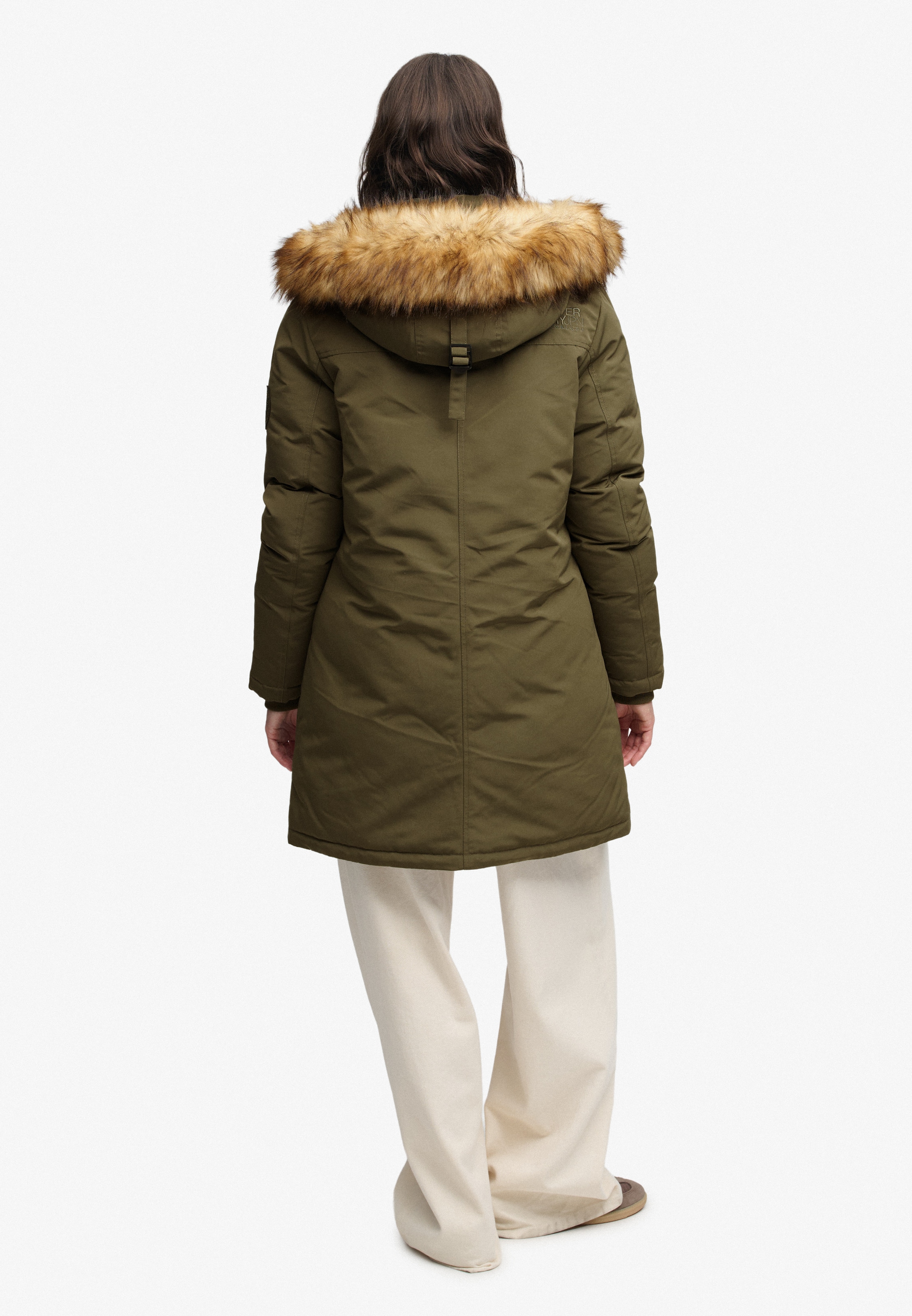 Superdry Parka »HOODED EVEREST PARKA JACKET« mit Kapuze Kunstfaser, relaxed fit