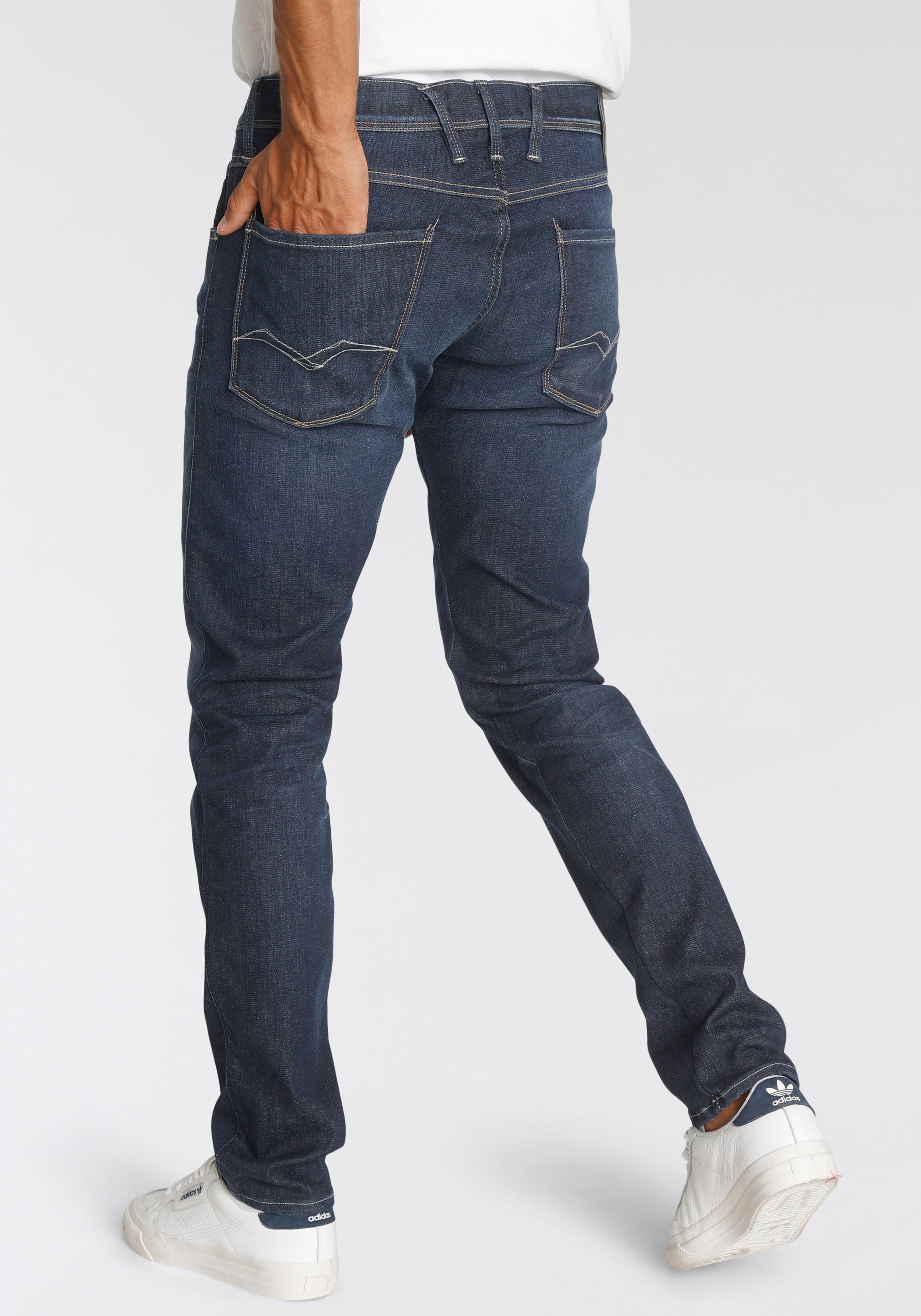 Replay Slim-fit-Jeans "ANBASS HYPERFLEX BIO" günstig online kaufen