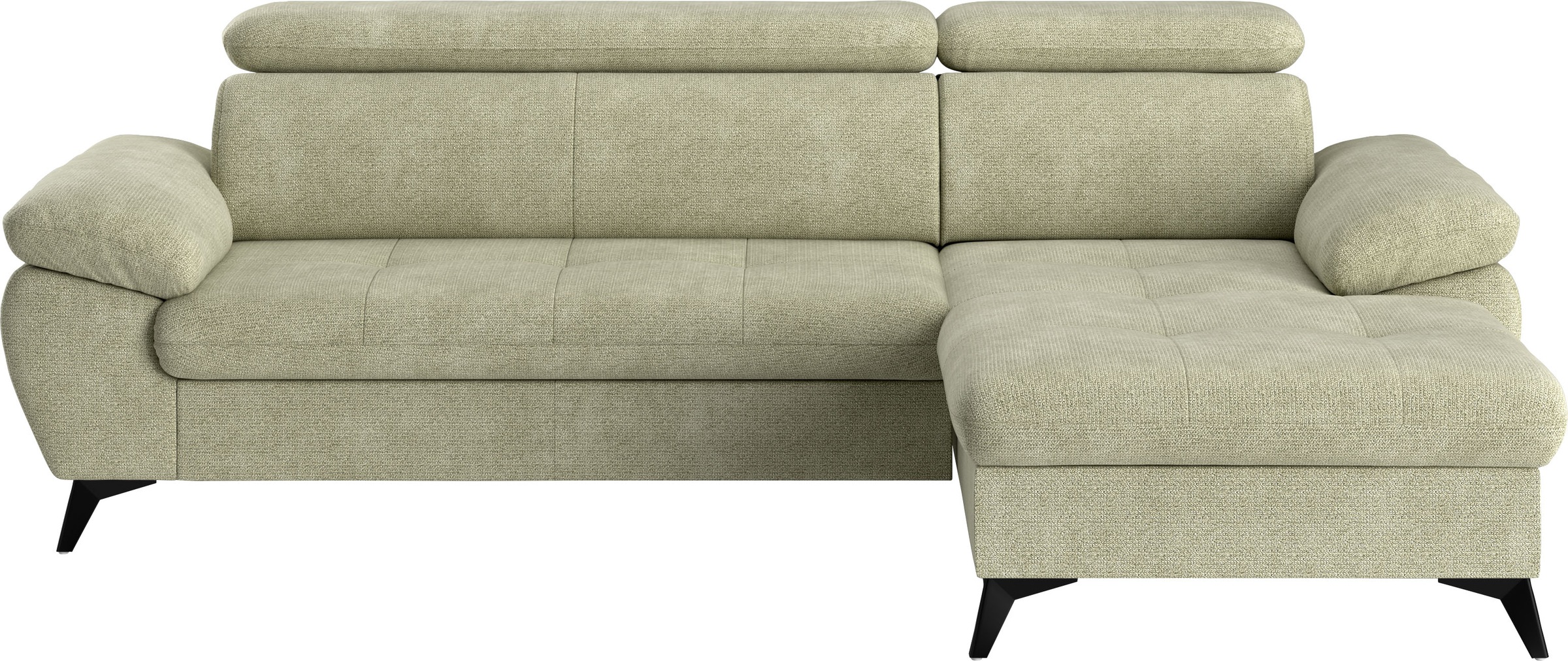 COTTA Ecksofa "Hudson L-Form", mit Kopfteilverstellung, wahlweise mit Bettf günstig online kaufen