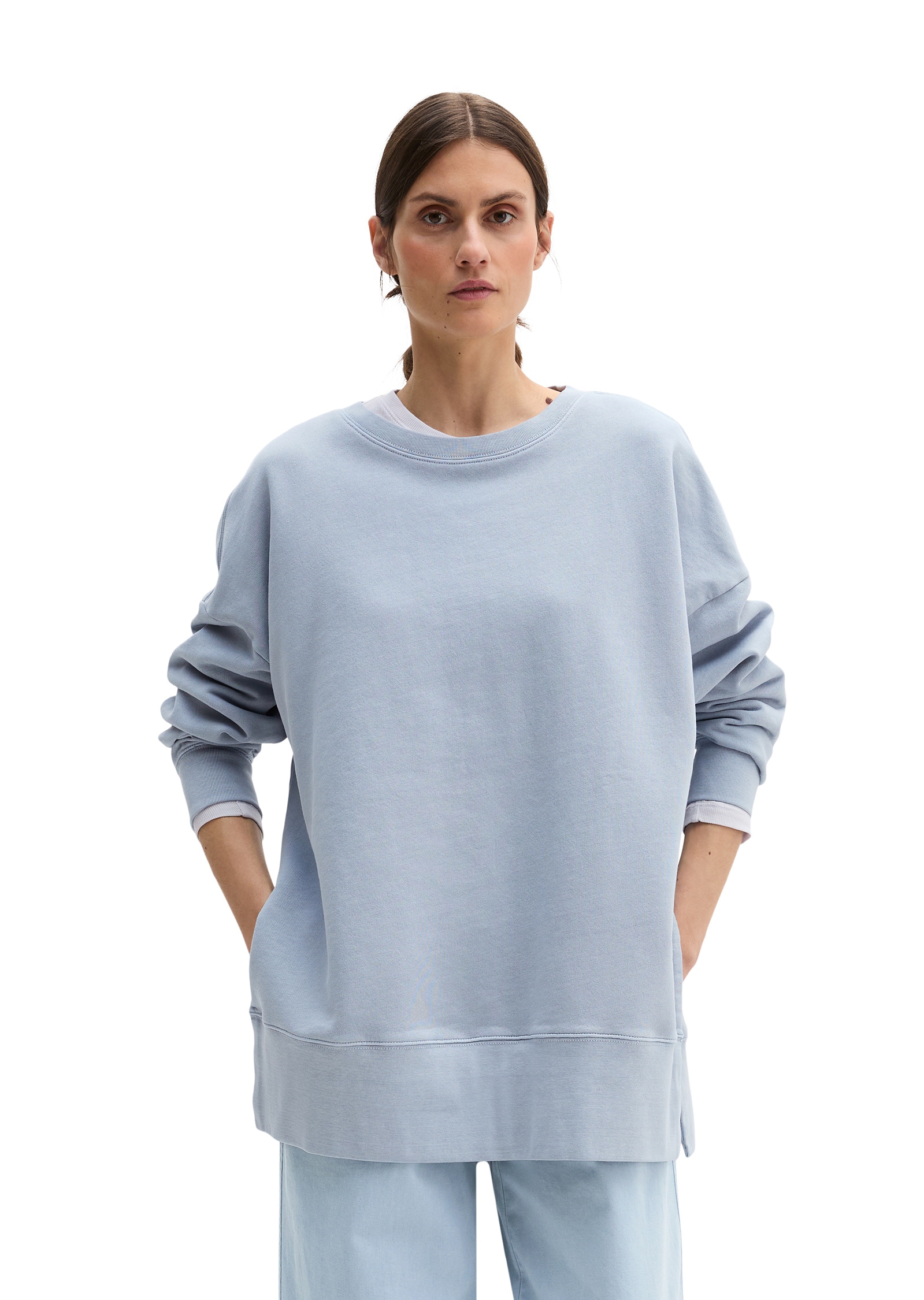 Marc O'Polo Sweatshirt »mit recycelter Baumwolle«
