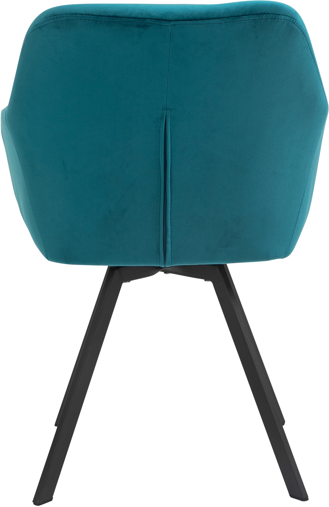 SalesFever Essgruppe, (Set, 5 tlg.), Stühle mit 360° Drehplatte, Tischplatte mit echter Baumkante