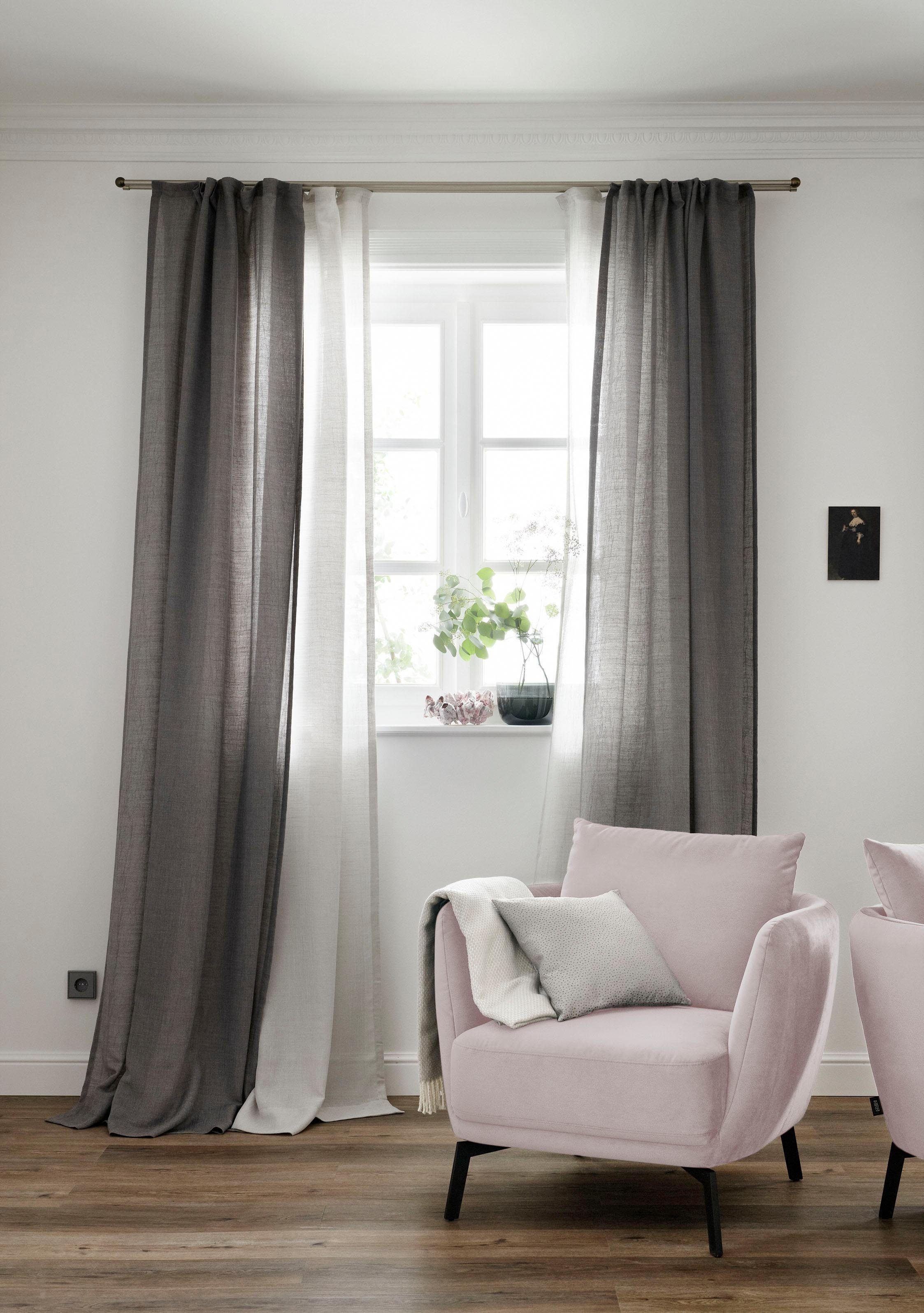SCHÖNER WOHNEN-Kollektion Sessel »Pearl Cocktailsessel mit schmalen Armlehnen und geschwungenen Rücken«, elegant und zeitlos mit tollem Sitzkomfort, Solitärmöbel