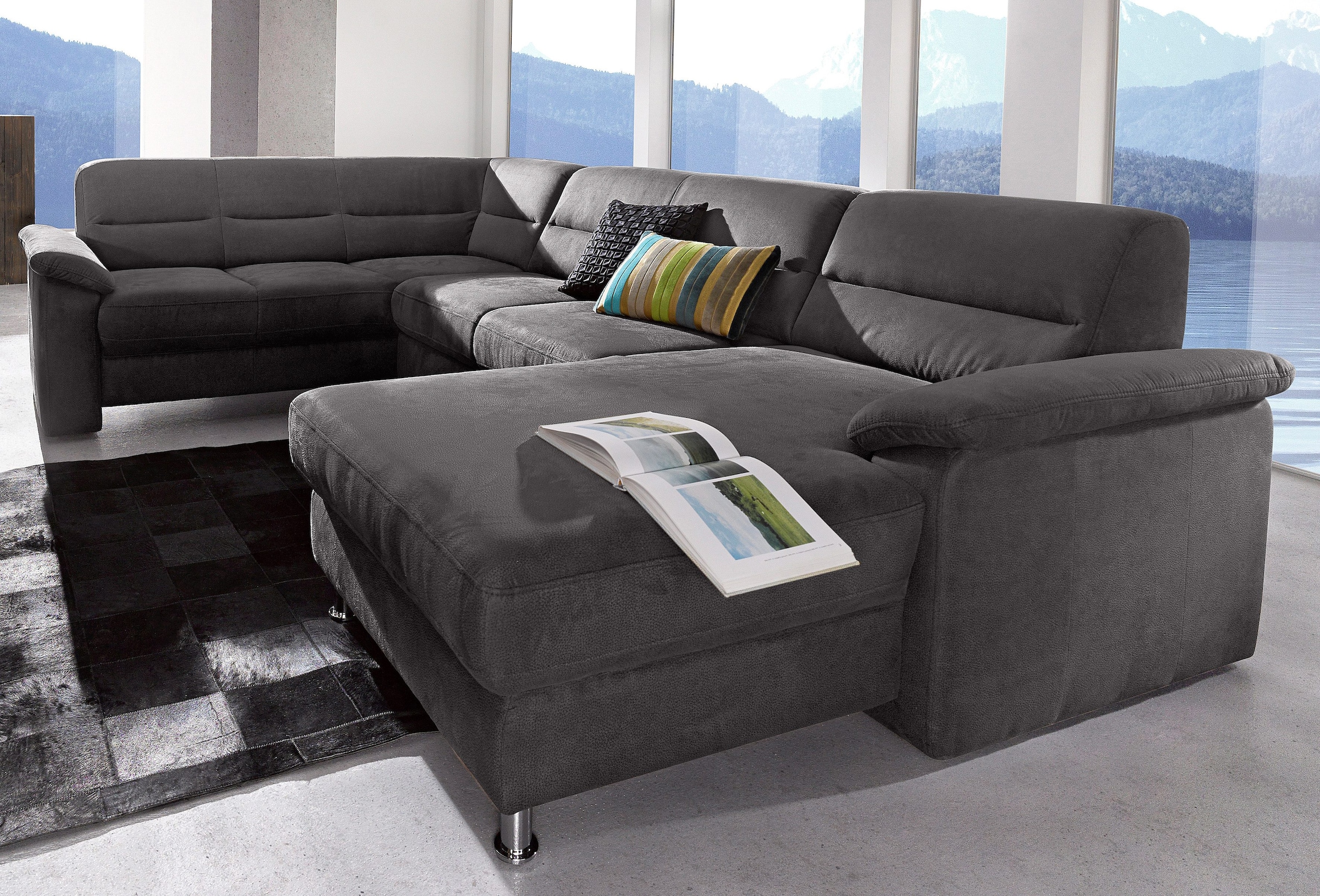 sit&more Wohnlandschaft "Ascara U-Form", inklusive Boxspring/Federkern-Pols günstig online kaufen