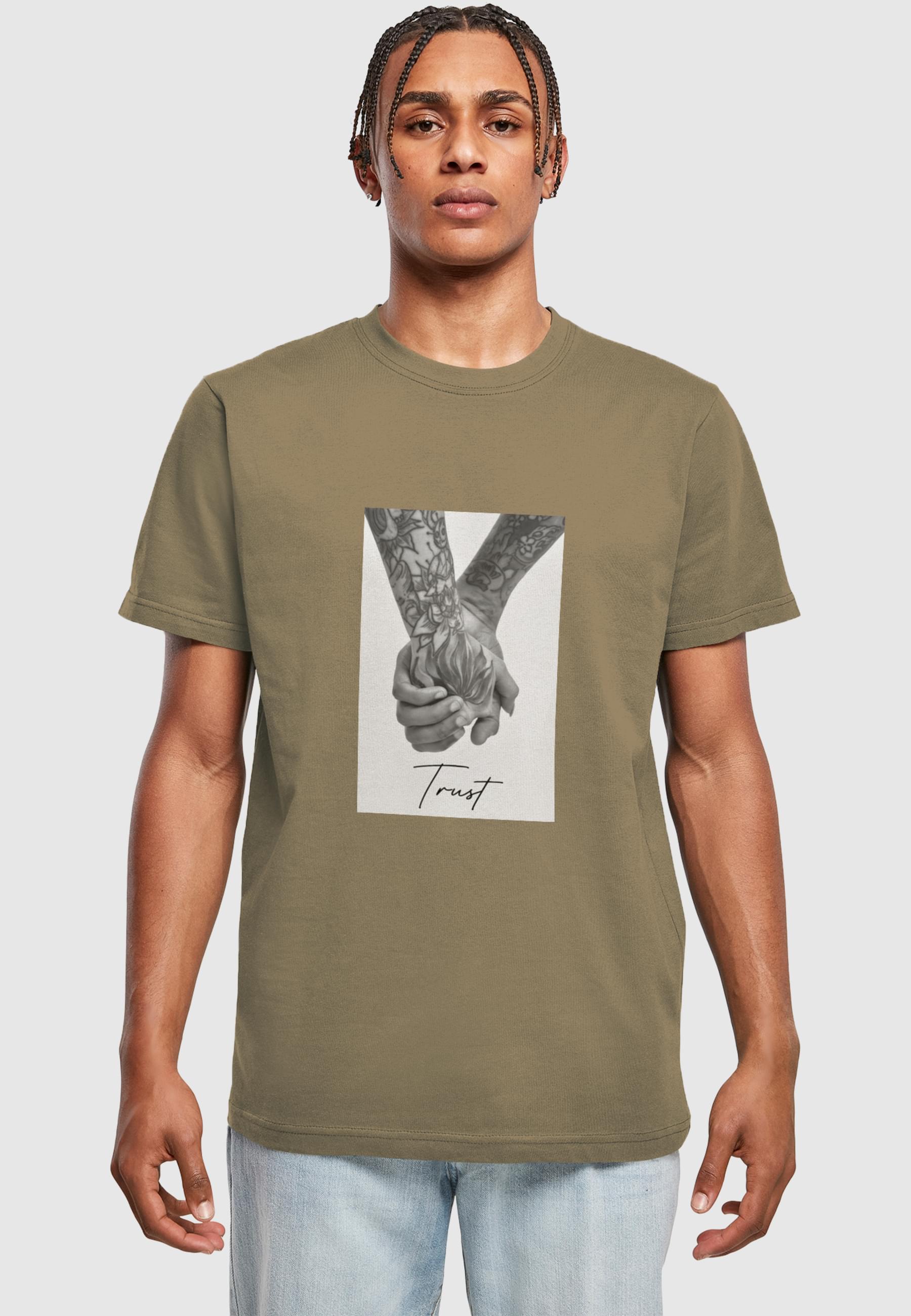Thumbnail - MisterTee Kurzarmshirt "MisterTee Herren Trust 2.0 Tee", (1 tlg.)