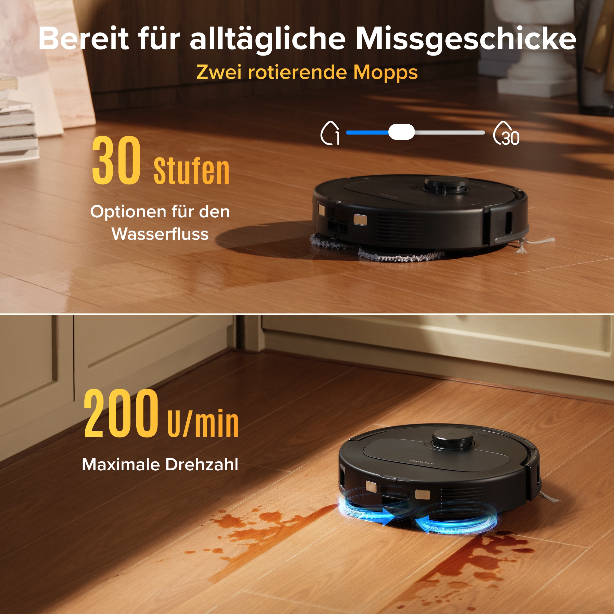 Roborock Saugroboter »Qrevo S ProX Black, 8.01.1961« 18.500 Pa HyperForce-Saugkraft, All-in-One-Station