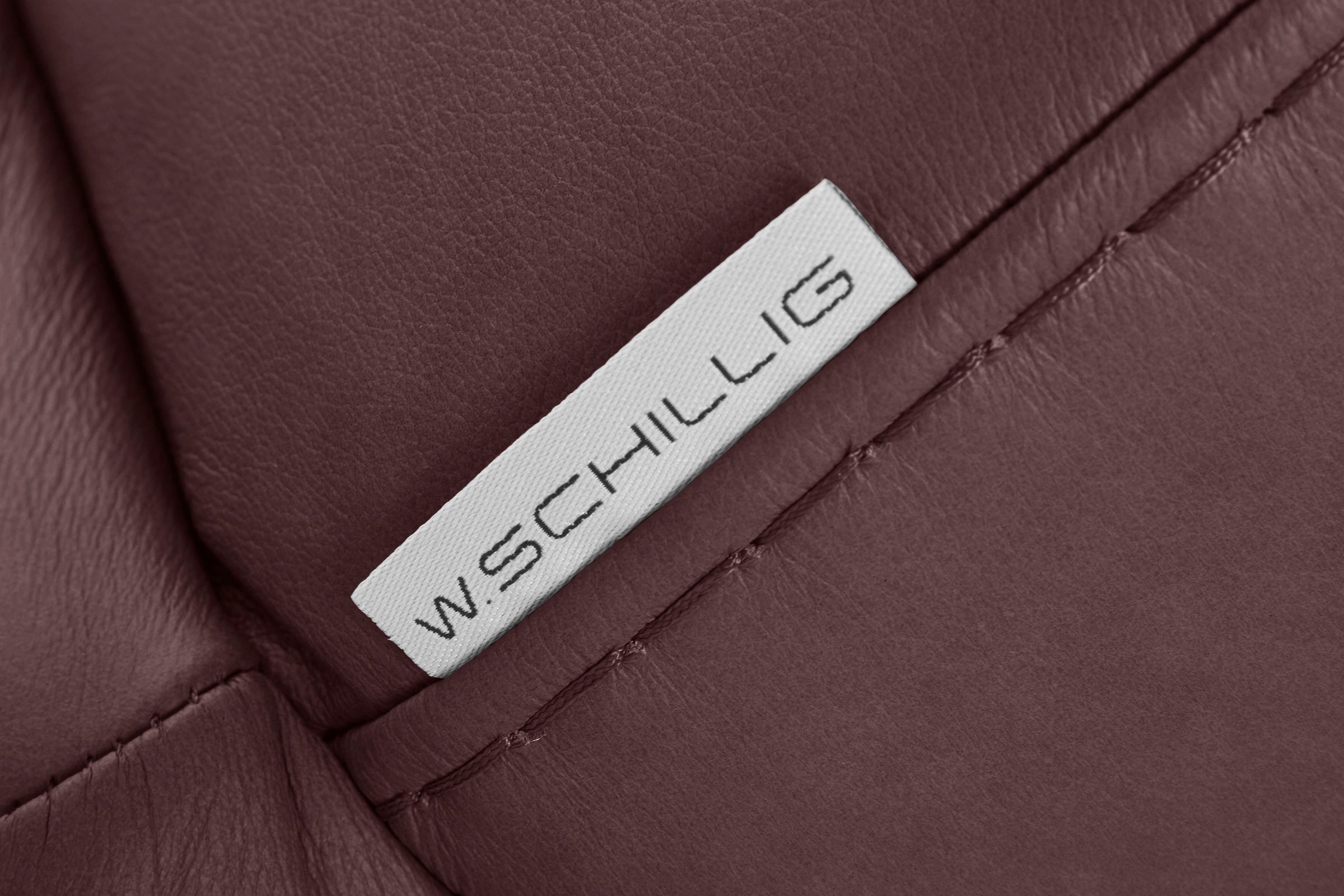 W.SCHILLIG 2,5-Sitzer »montanaa«, mit Metallfüßen in Silber matt, Breite 212 cm