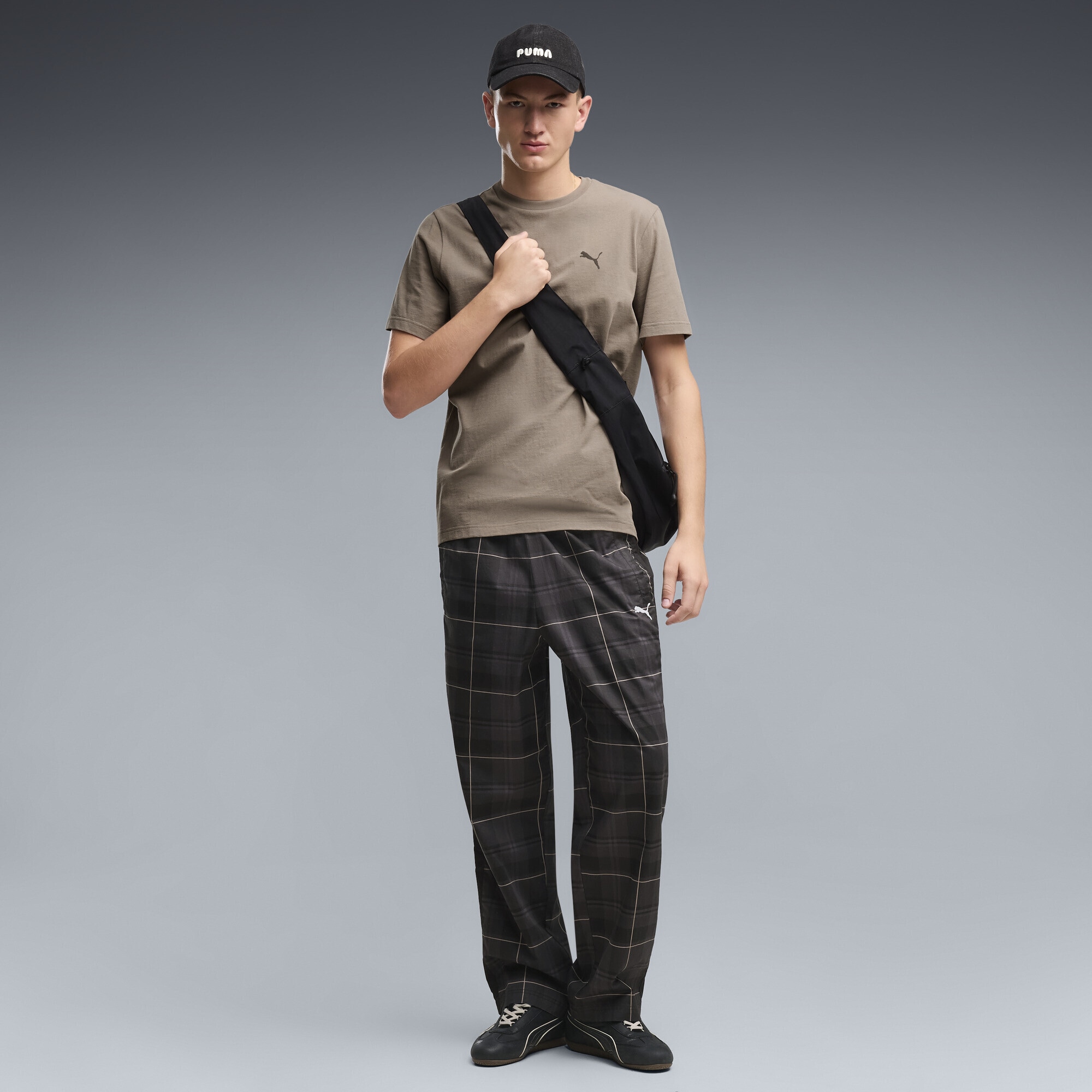 PUMA Sporthose »T7 Relaxed Tartan Trainingshose Herren«