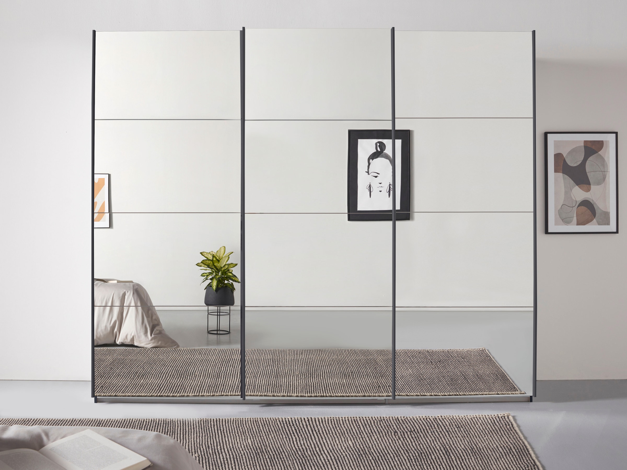 rauch Schwebetürenschrank "Kleiderschrank Schrank Garderobe Wäscheschrank A günstig online kaufen