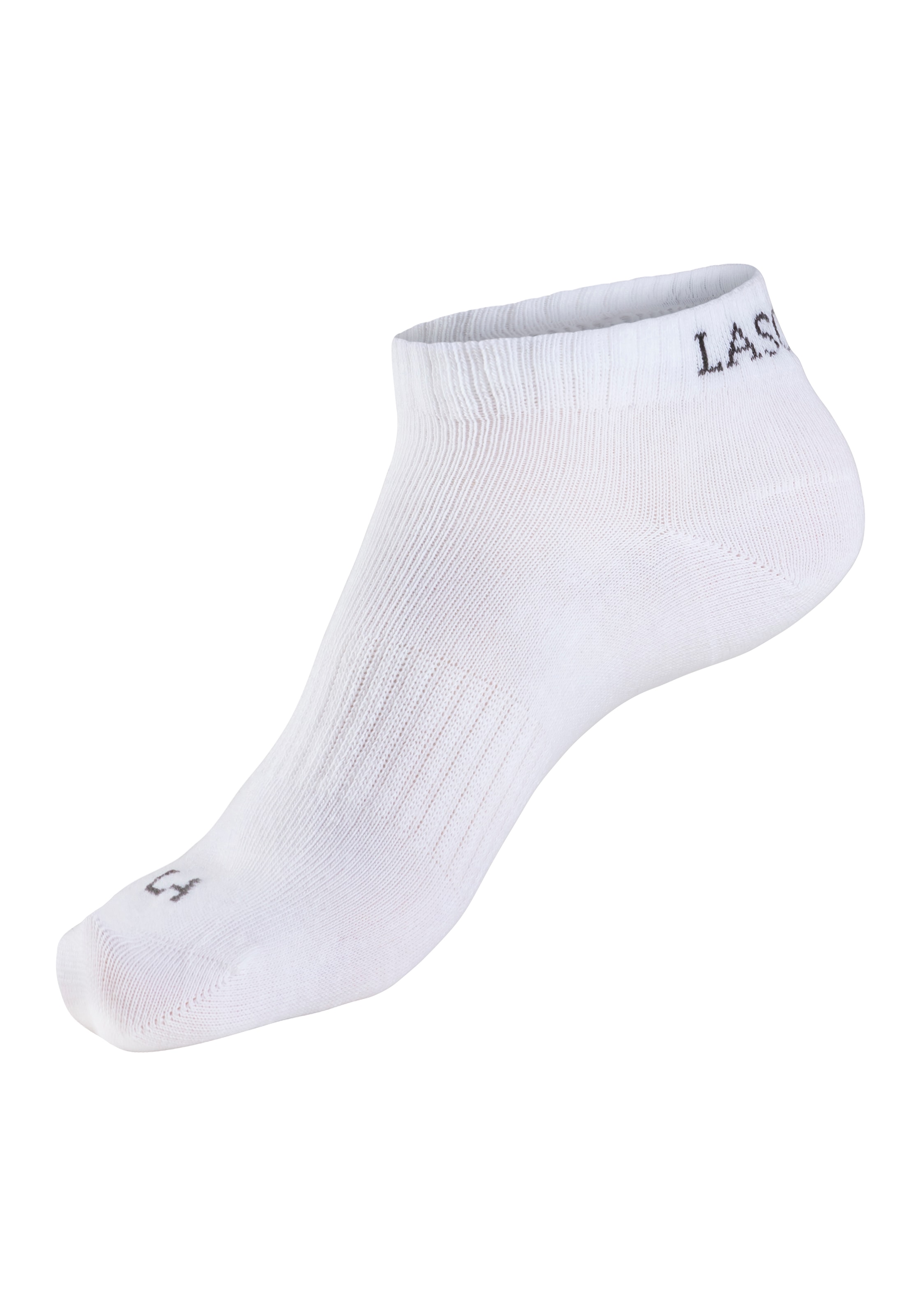 LASCANA ACTIVE Sneakersocken, (Packung, 6 Paar), mit eingestricktem Marken Logo