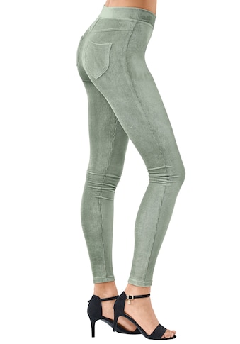 Leggings, aus weichem Material in Cord-Optik, Loungewear