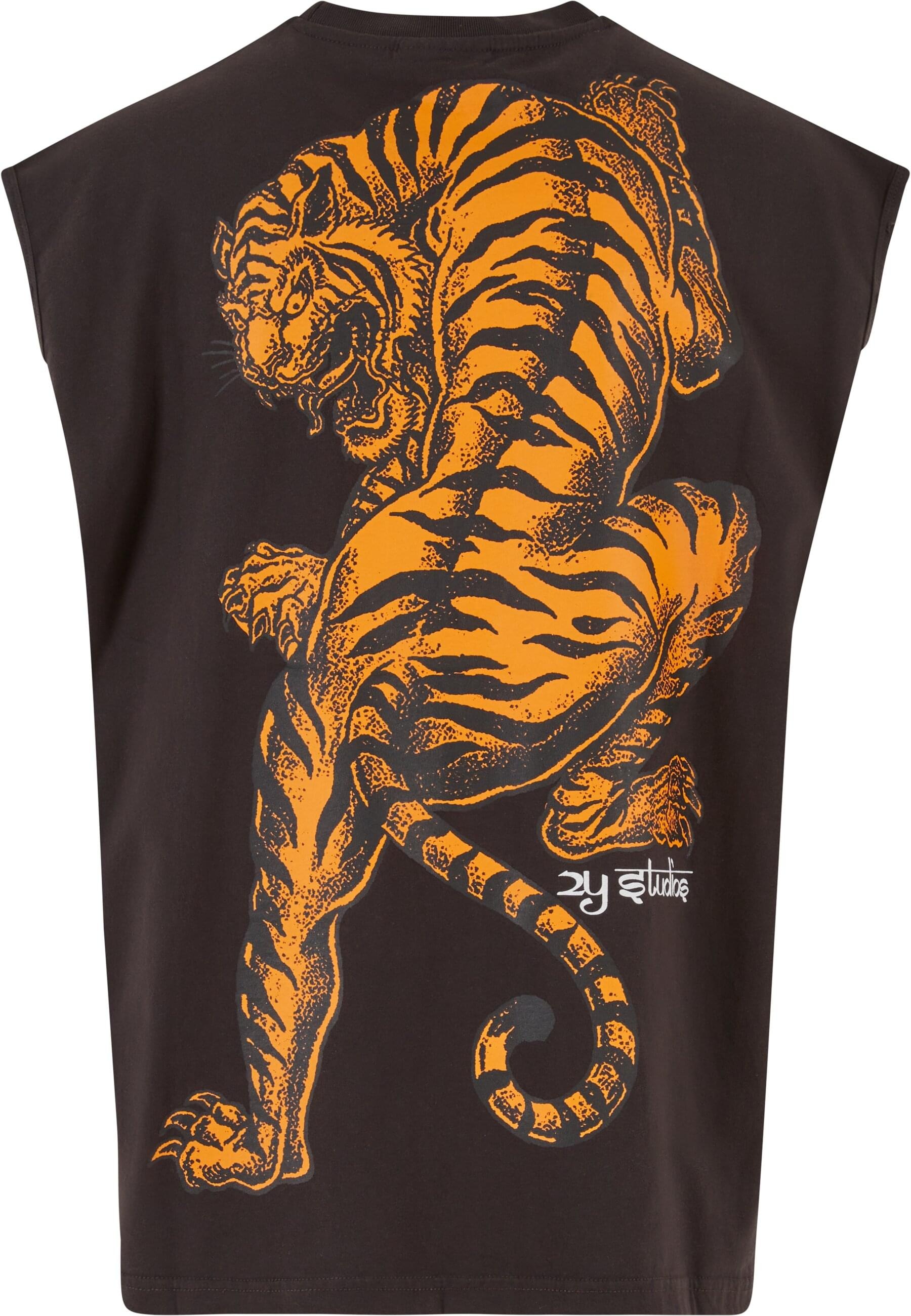 2Y Studios Tanktop »2Y Studios Herren 2Y Tiger Oversize Sleeveless Shirt«, (1 tlg.)