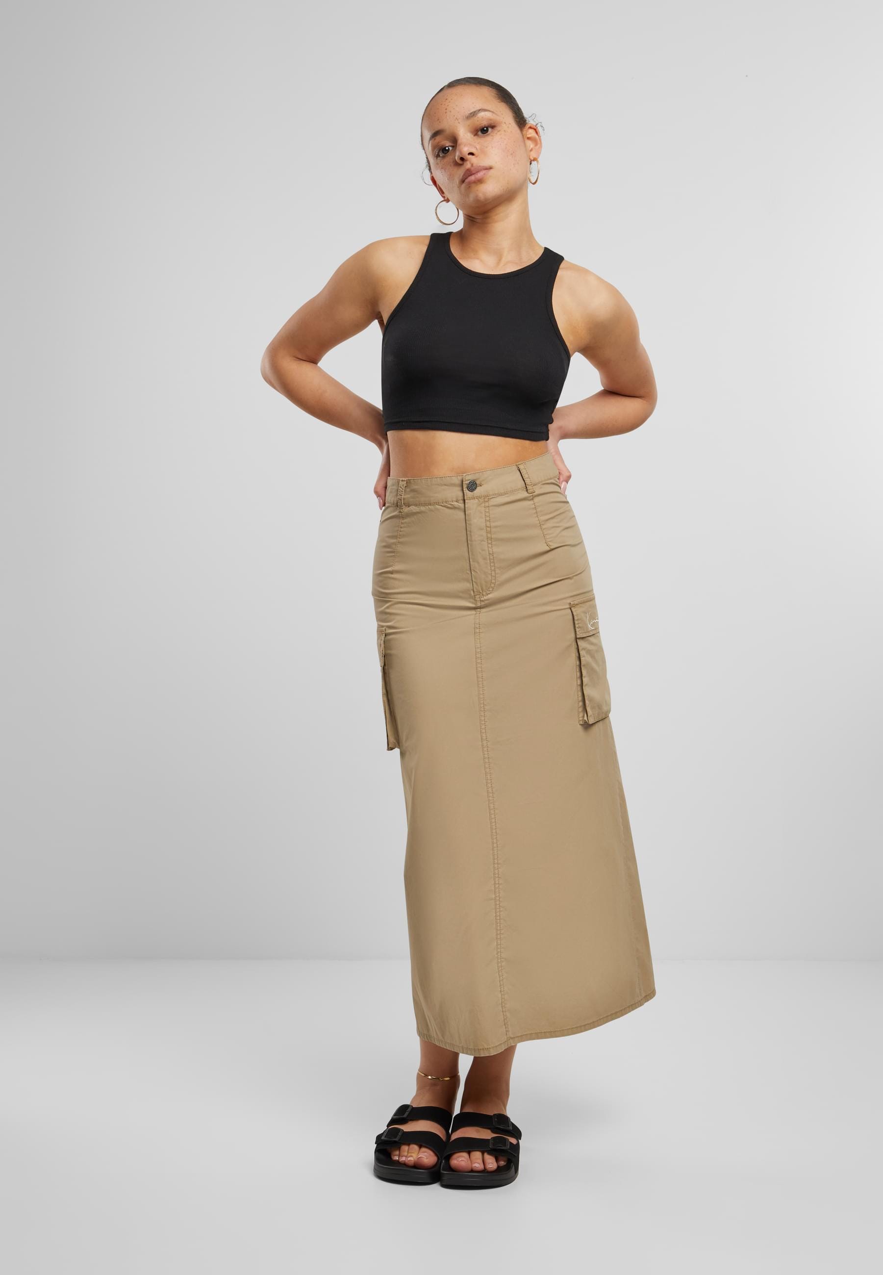 Karl Kani Sommerrock »Karl Kani Karl Kani Signature Long Cargo Skirt«, (1 tlg.)