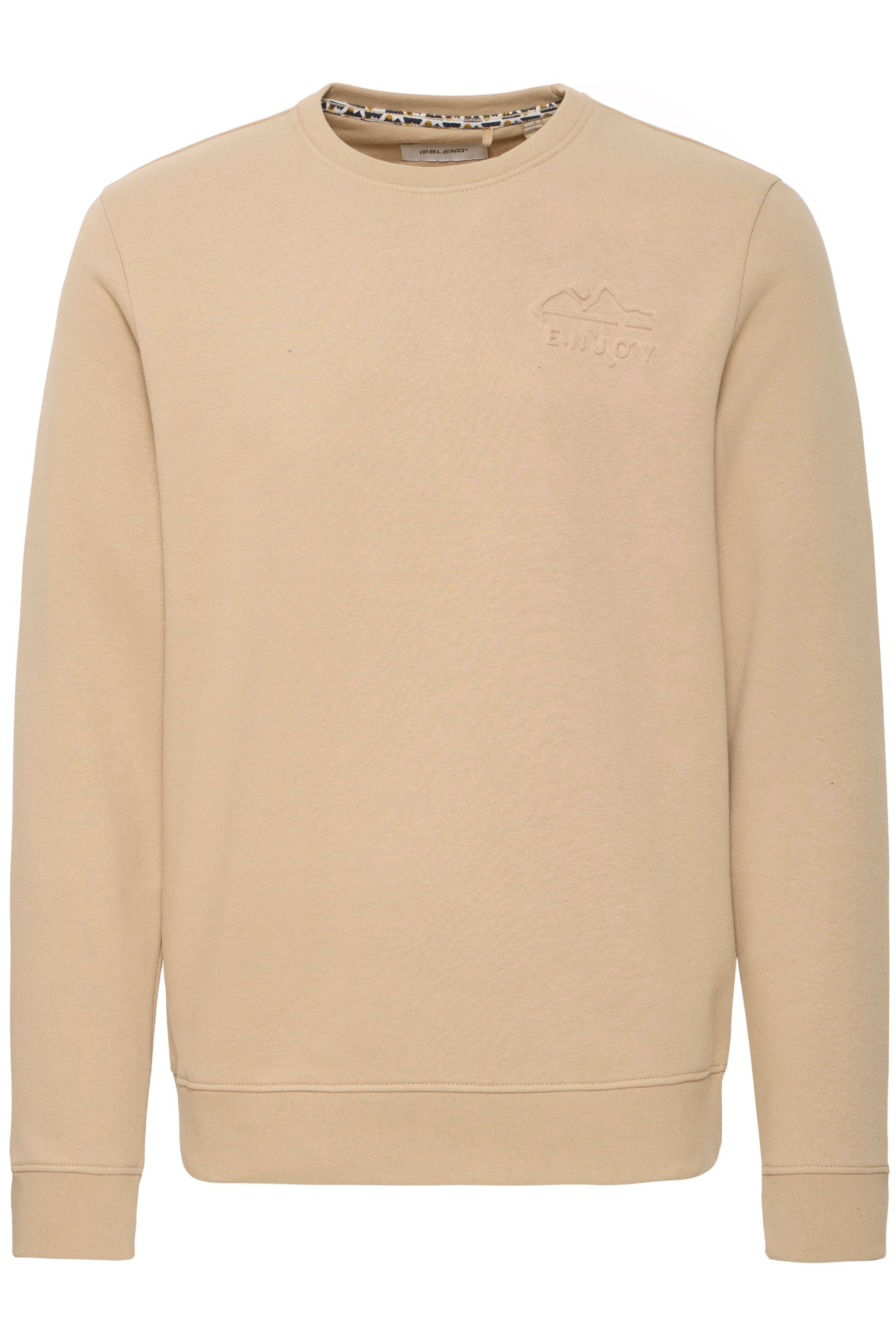 Blend Rundhalspullover "BHSweatshirt" Klassischer Sweatpullover mit Rundhal günstig online kaufen