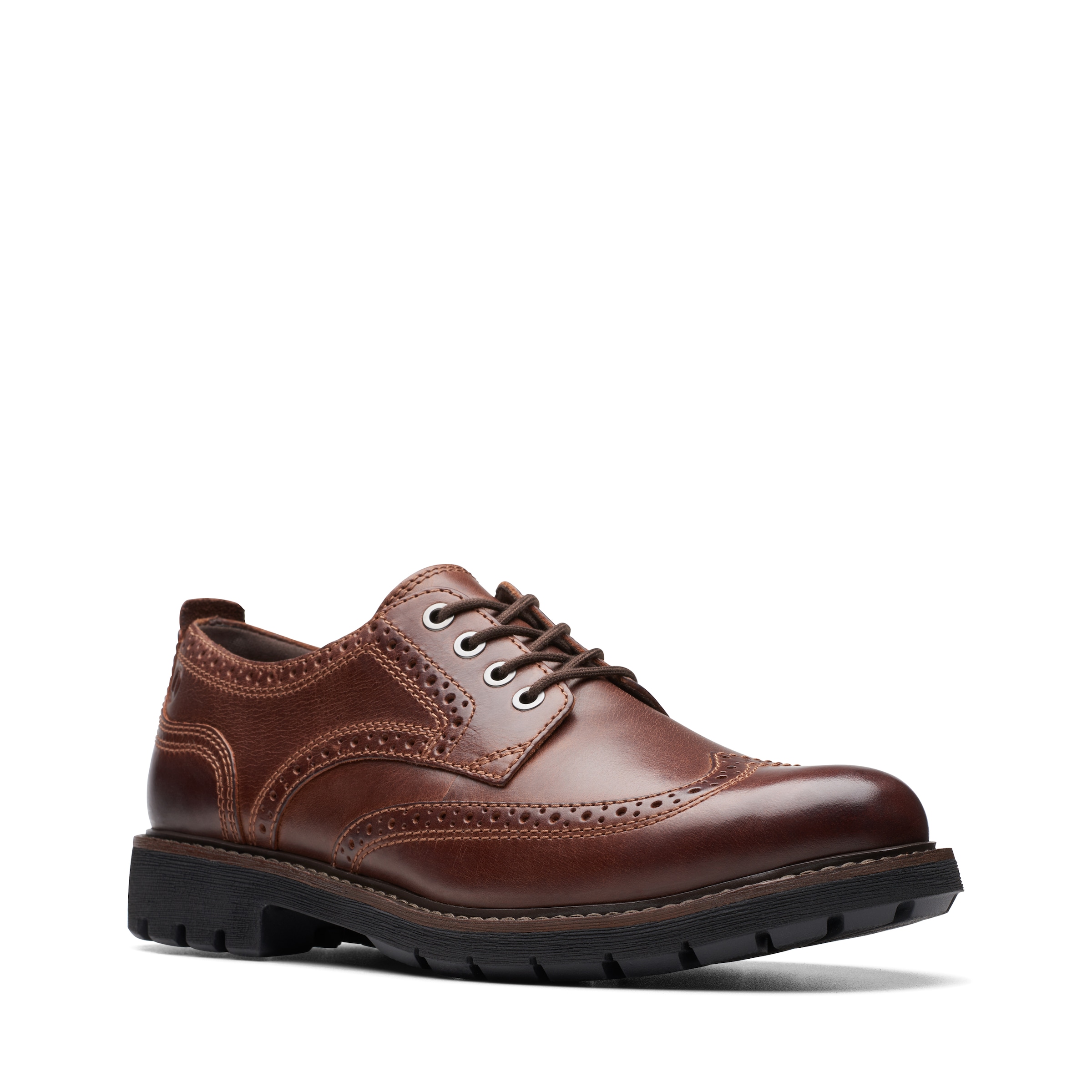 Clarks Budapester »Batcombe Far«, Brogue, Schnürschuh, Business Schuh mit Flügelkappe