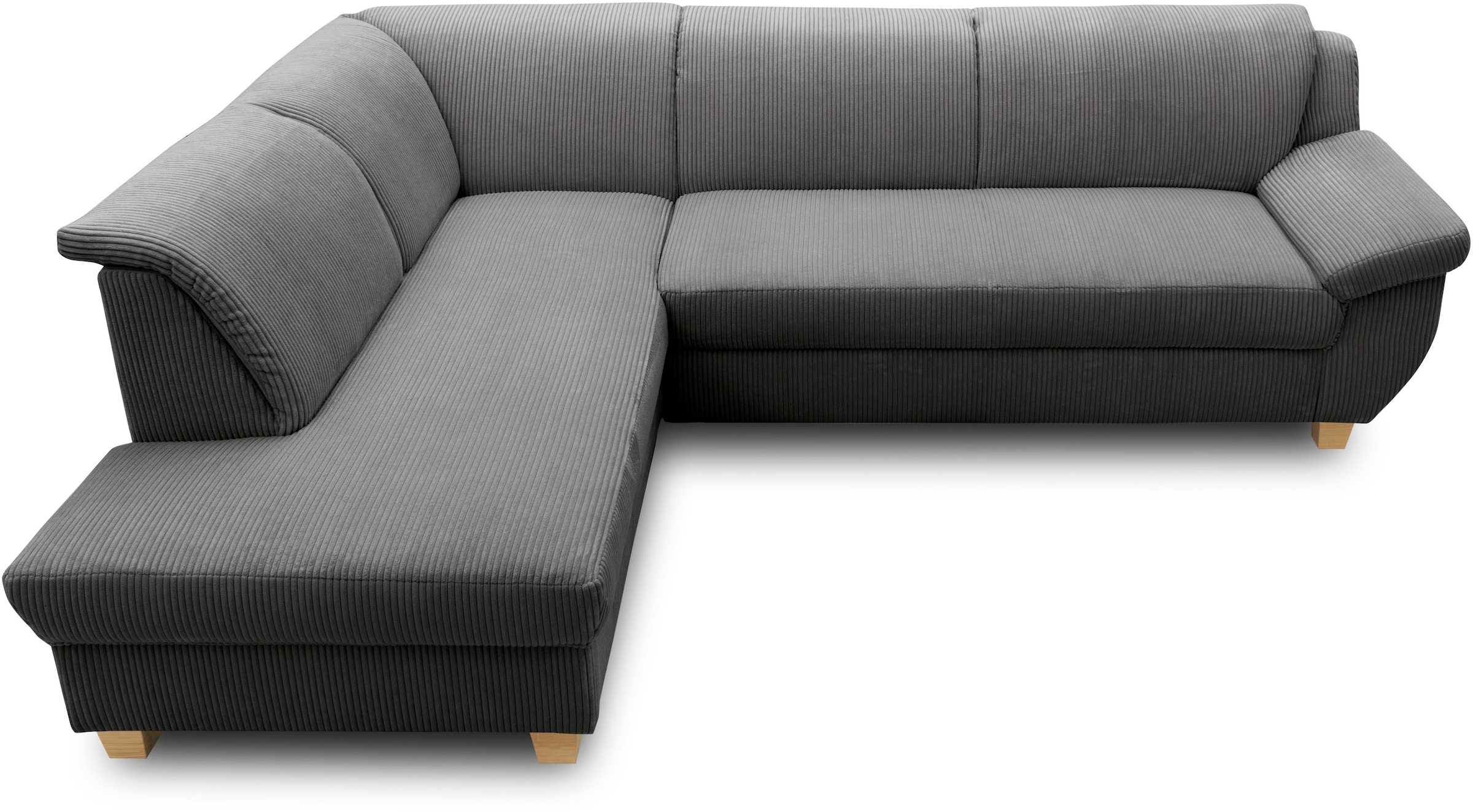 Home affaire Ecksofa »Yesterday L-Form«, wahlweise mit Bettfunktion, auch in Cord