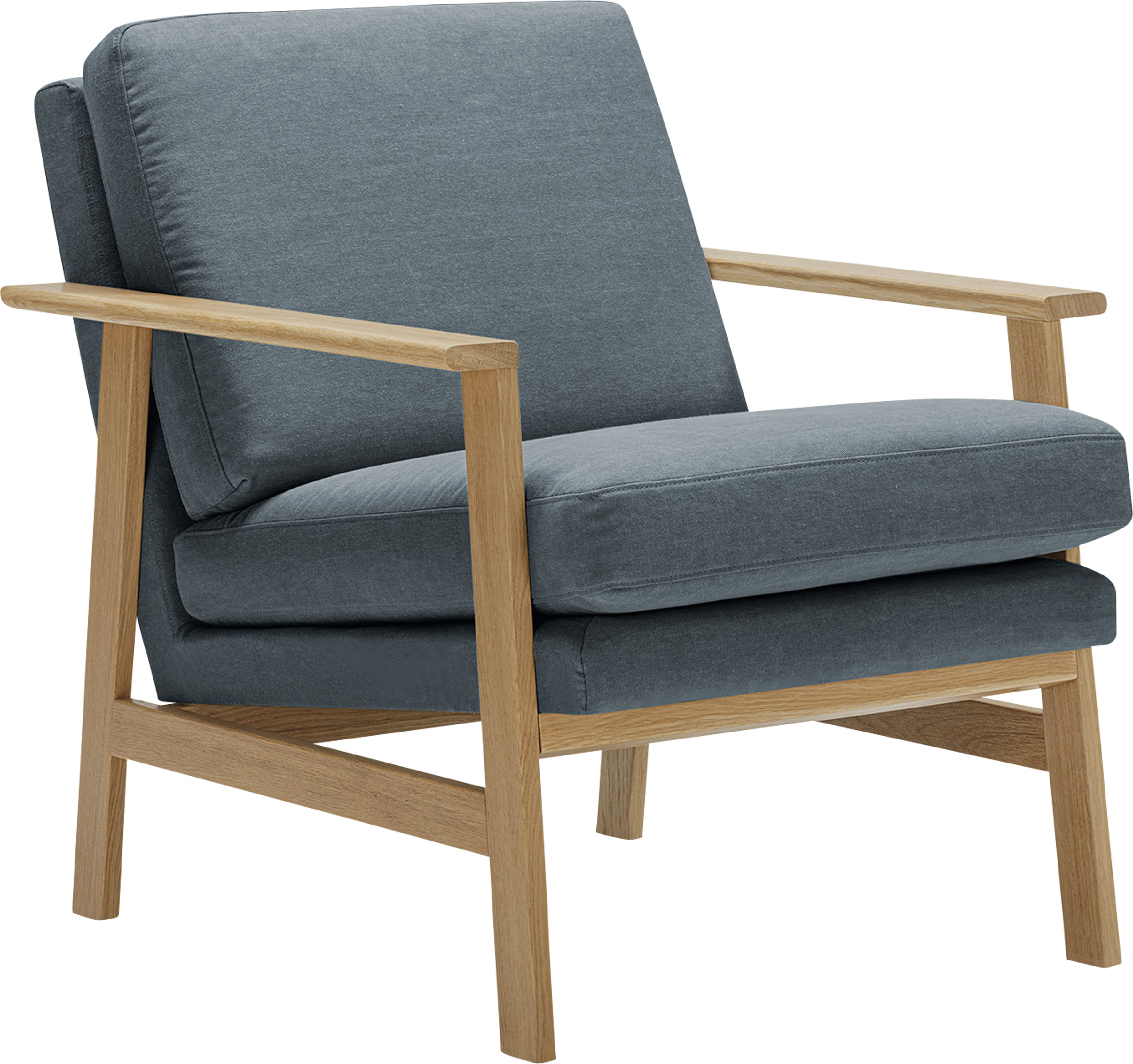 LOVI Sessel Pepper, mit hochwertigem massivem Eichengestell, neuer Klassiker mit zeitlosem Design