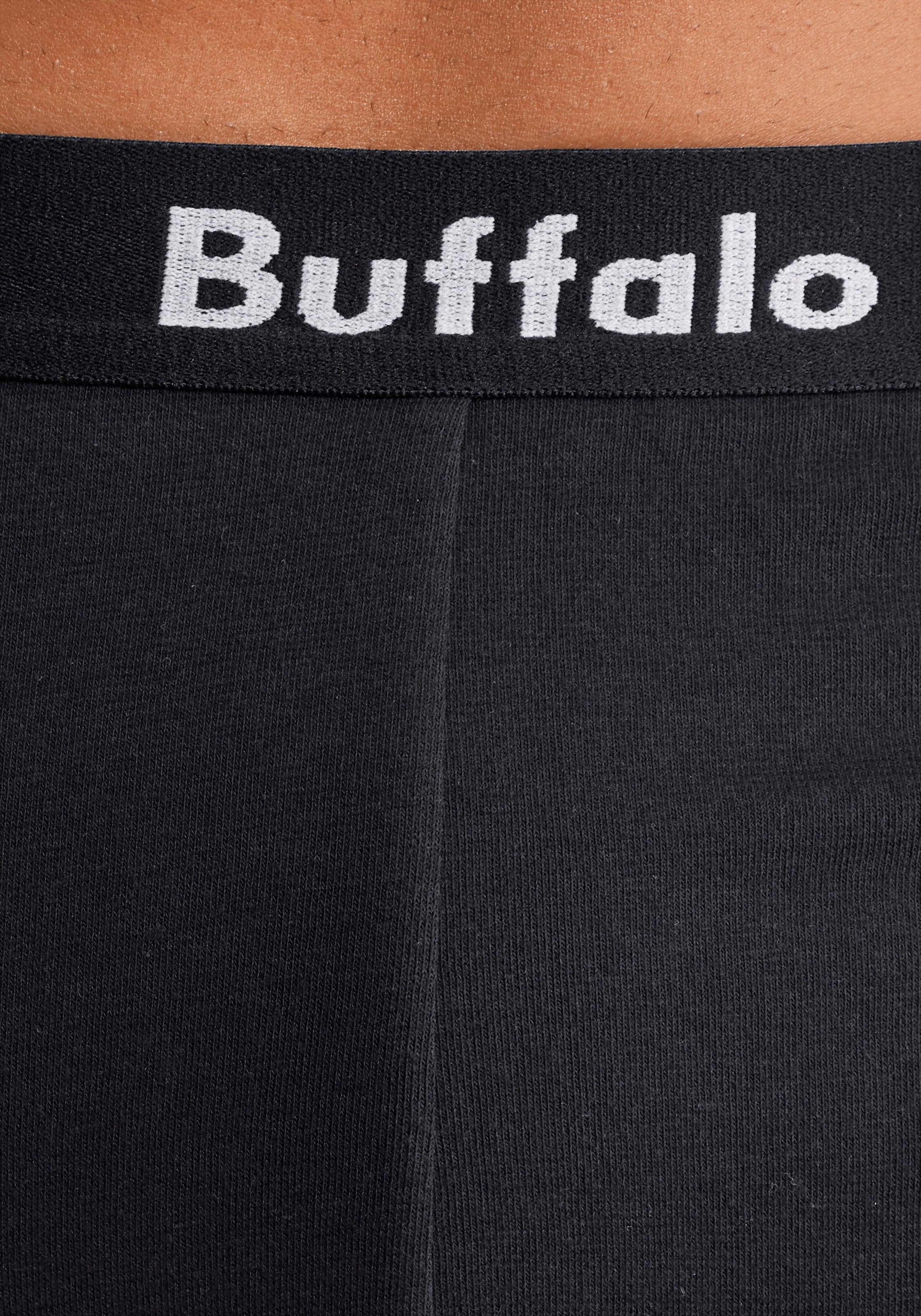 Buffalo Hipster, (Packung, 3 St.), knapp sitzende Boxershorts aus Baumwollmischung