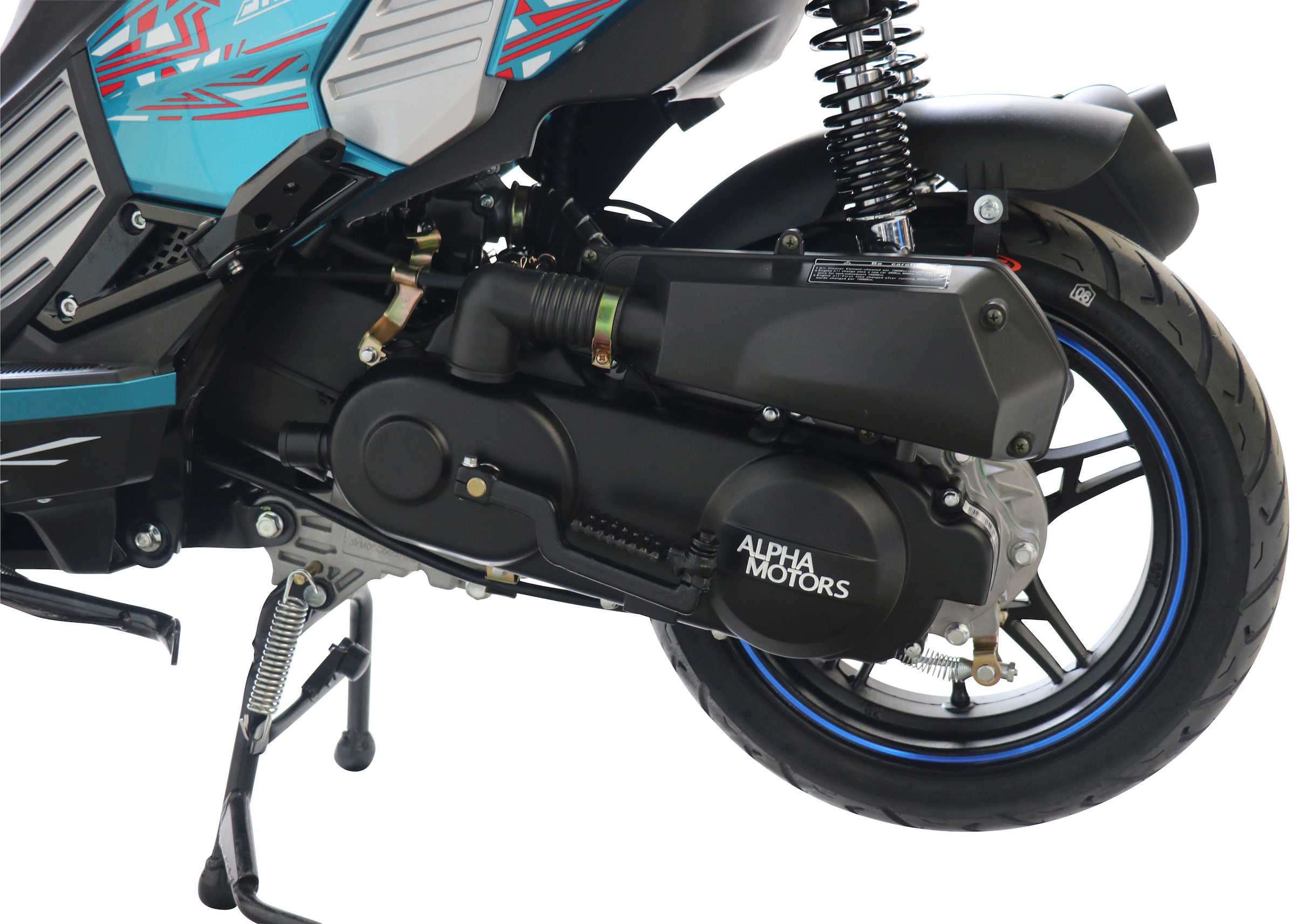 Alpha Motors Motorroller »SHARK«, 50 cm³, 45 km/h, Euro 5, 3 PS, mit integr. Alarmanlage, Keyless-System und USB-Anschluss