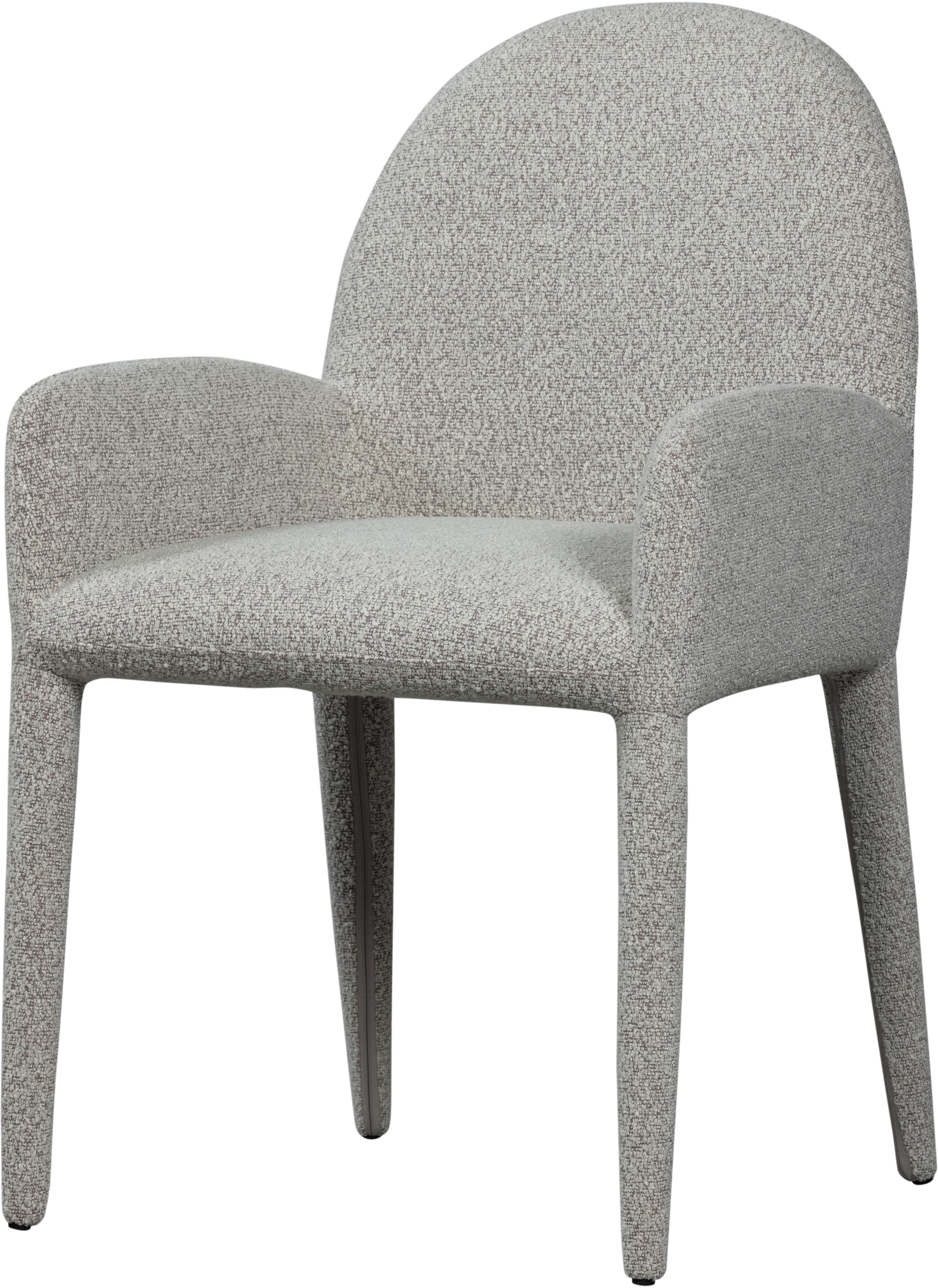 WOOOD Esszimmerstuhl "Elegance Bouclé-Bezug mit 3D-Melange-Effekt, H 83 x B 54 x T 57 cm" () Tragkraft 120 kg, fertig montiert geliefert, Gute Verschleißfestigkeit