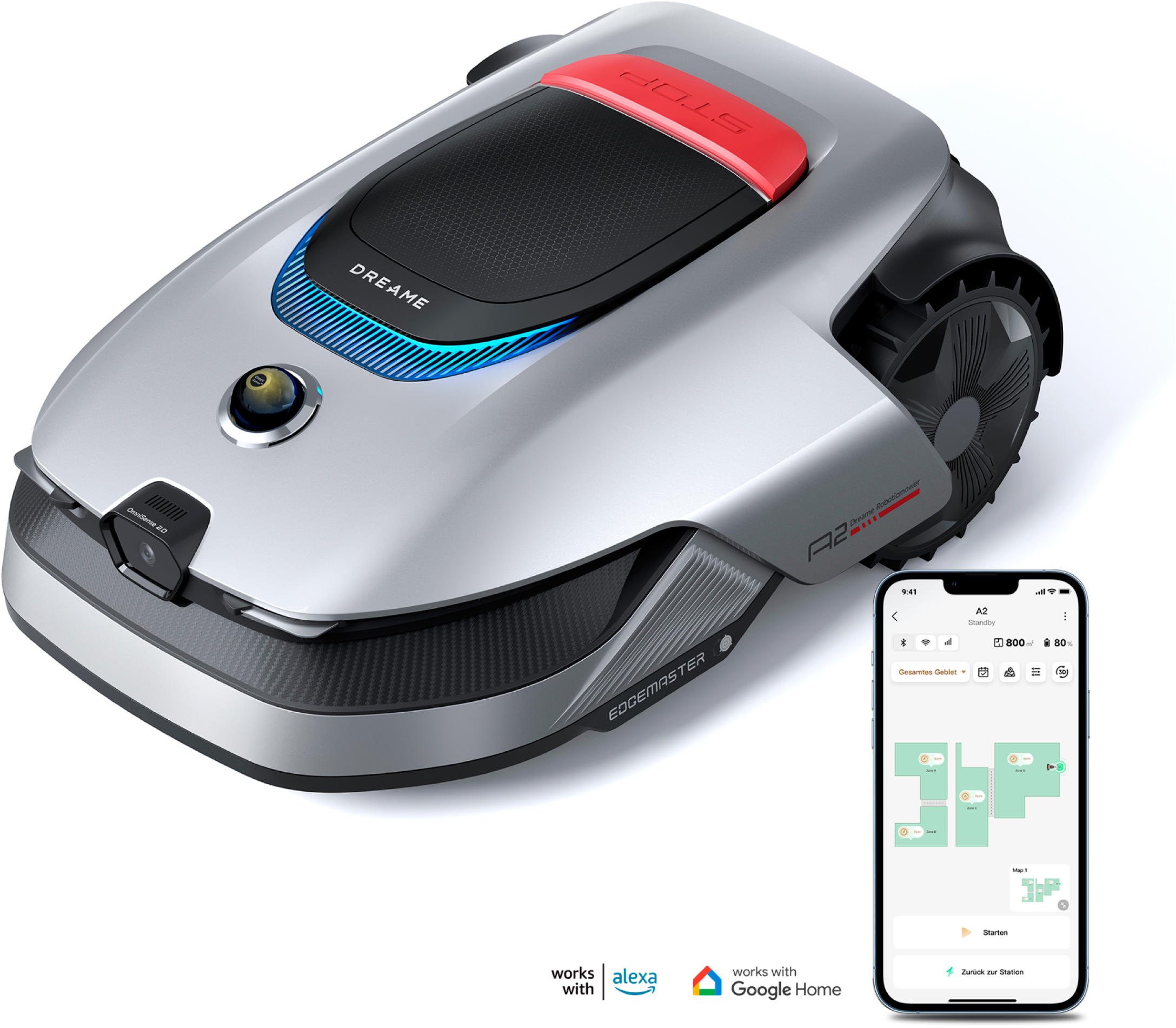 Dreame Rasenmähroboter »Roboticmower A2« KI-H...
