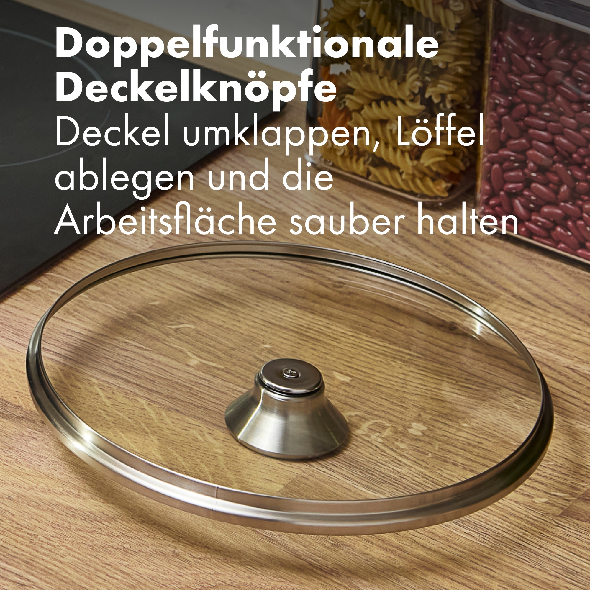 OXO Good Grips Topf-Set »Ceramic Professional Antihaft 10-teiliges Kochgeschirr-Set« Set, 10 tlg. Edelstahl | Keramik