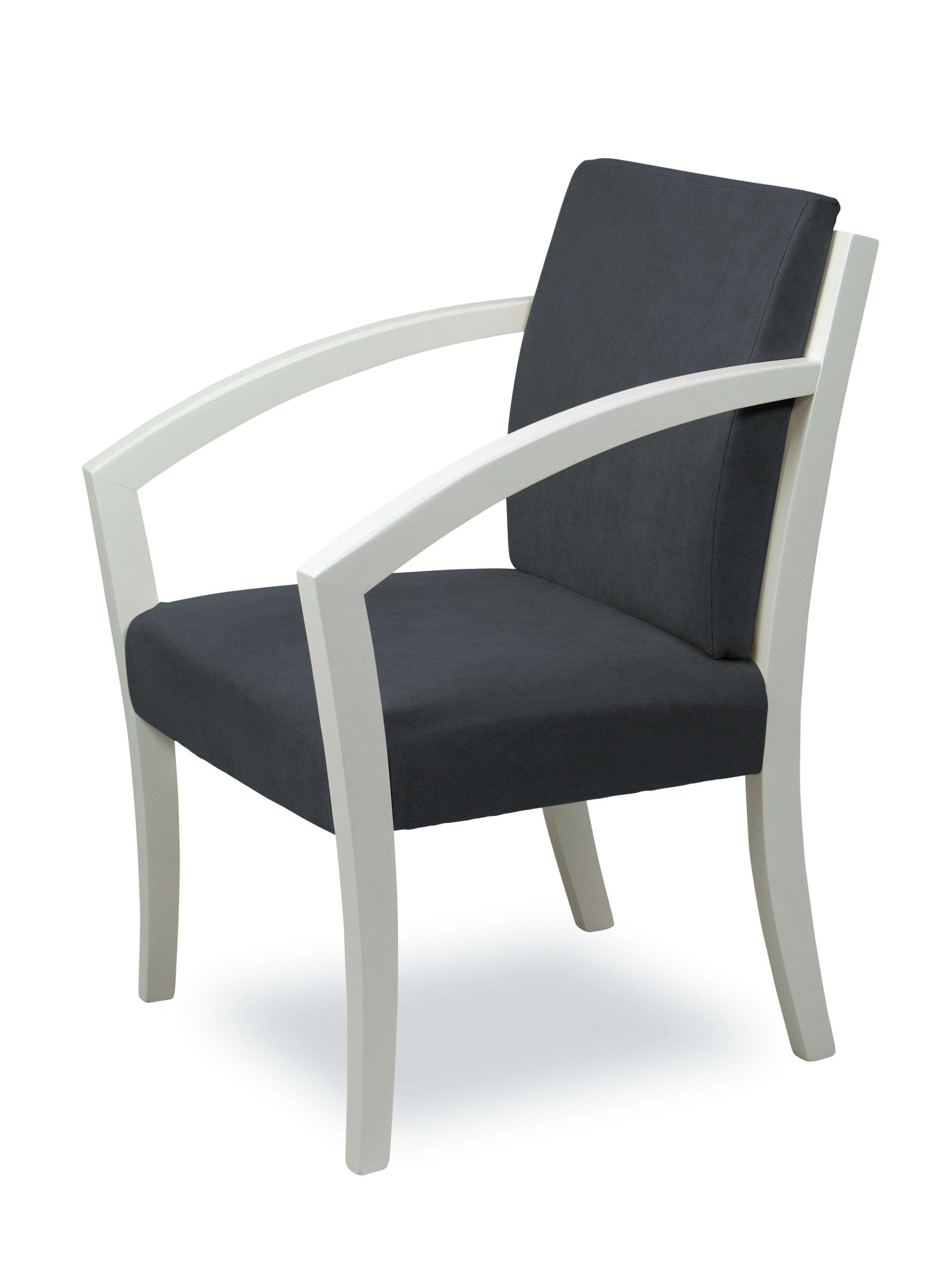 Home affaire "G98 George Armlehnstuhl, Sessel, in 3 Gestellfarben Made in Italy" () 1 Stk.Extra-confort, Fleckenabweisendes Gewebe, Massivholz