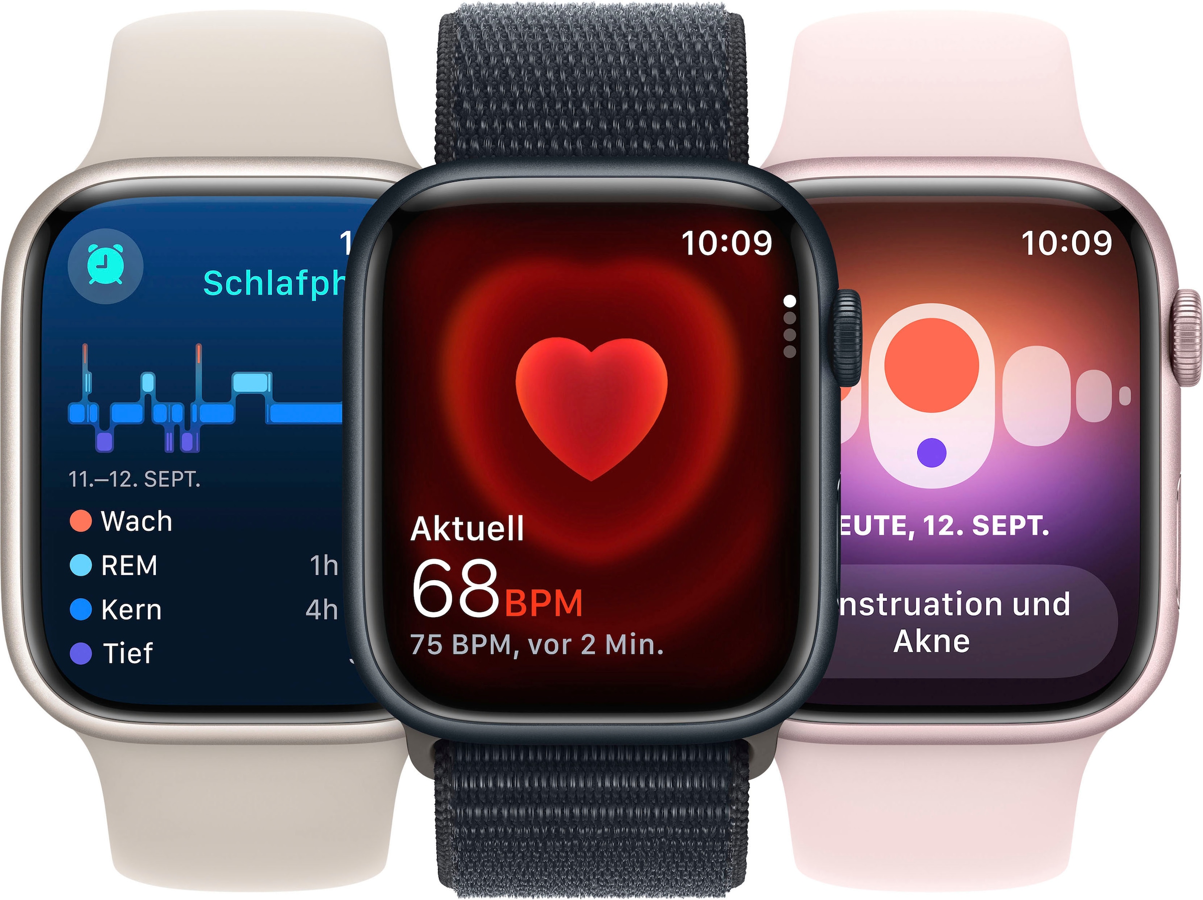 Apple Smartwatch »Watch 9 M/L«, 10) BAUR GPS OS (Watch Aluminium 45mm Series 