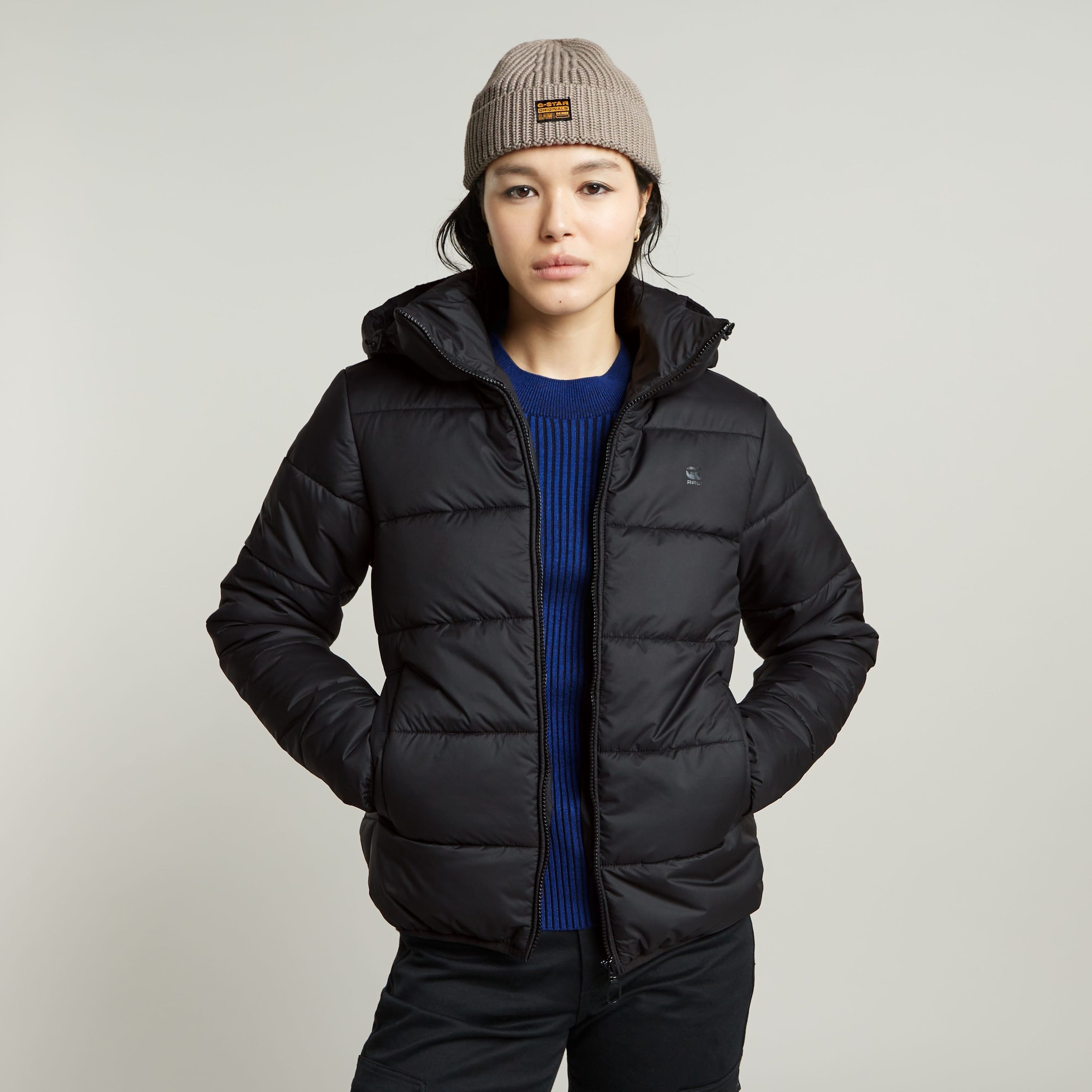 G-STAR Steppjacke »Meefic wmn«, mit Kapuze