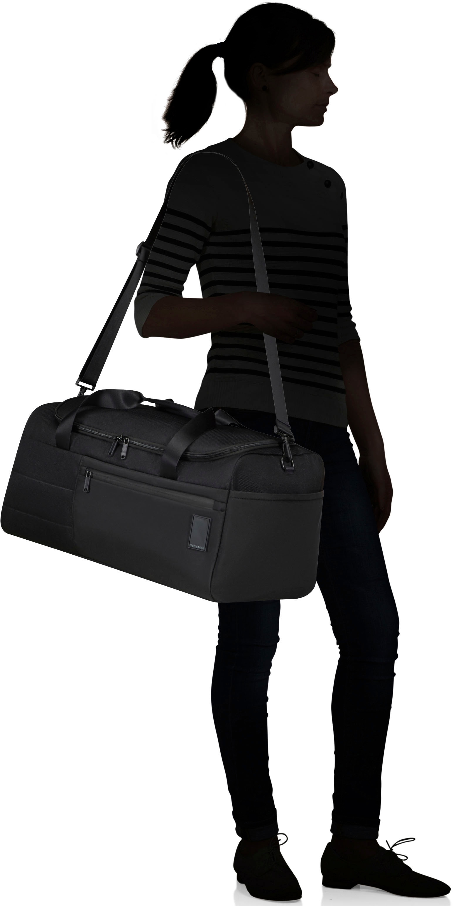 Samsonite Reisetasche »VAYCAY, black«, Weekender Freizeittasche Sporttasche