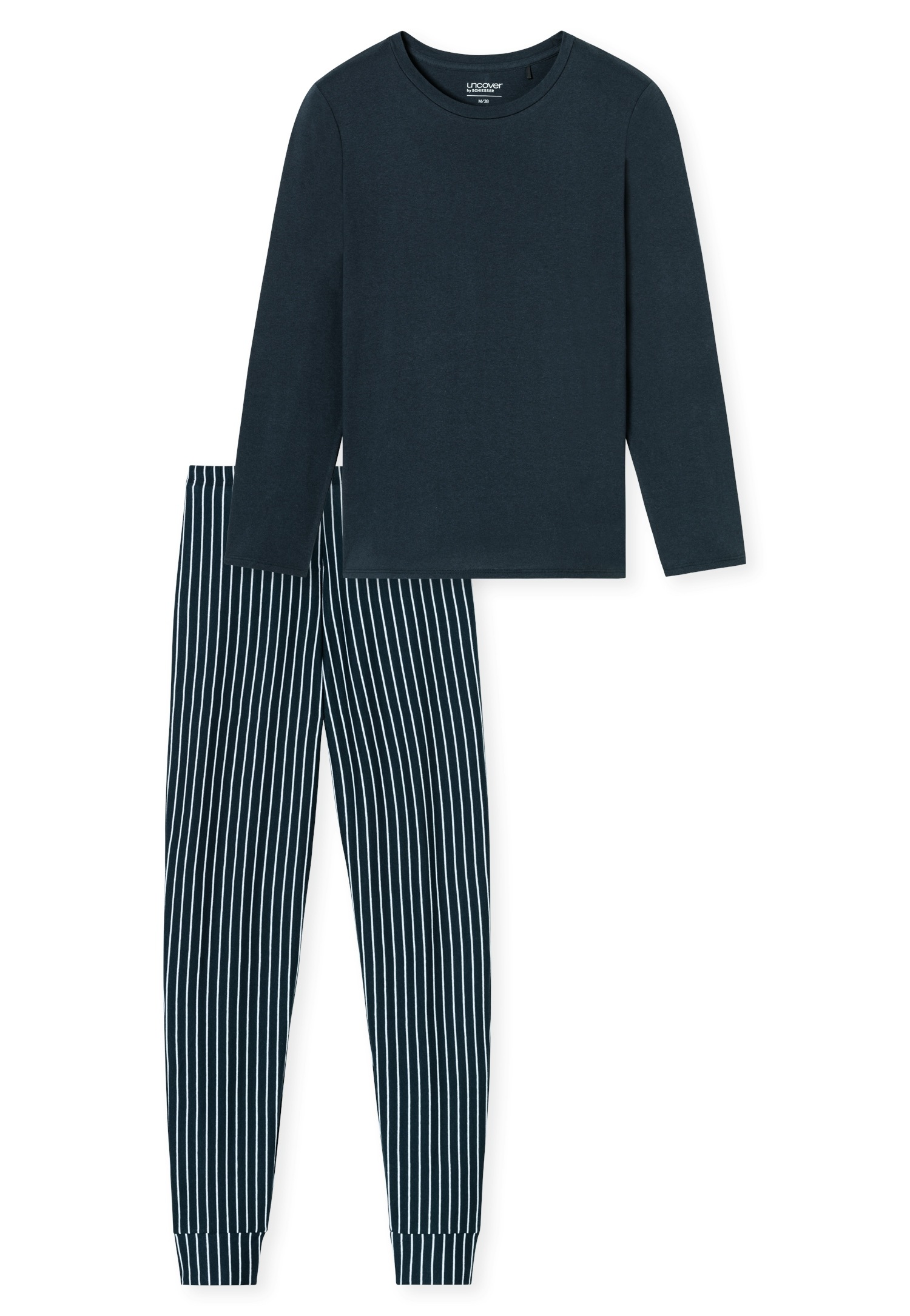 uncover by SCHIESSER Schlafanzug "Uncover Nightwear" 2 Stk. tlg., mit Rundh günstig online kaufen