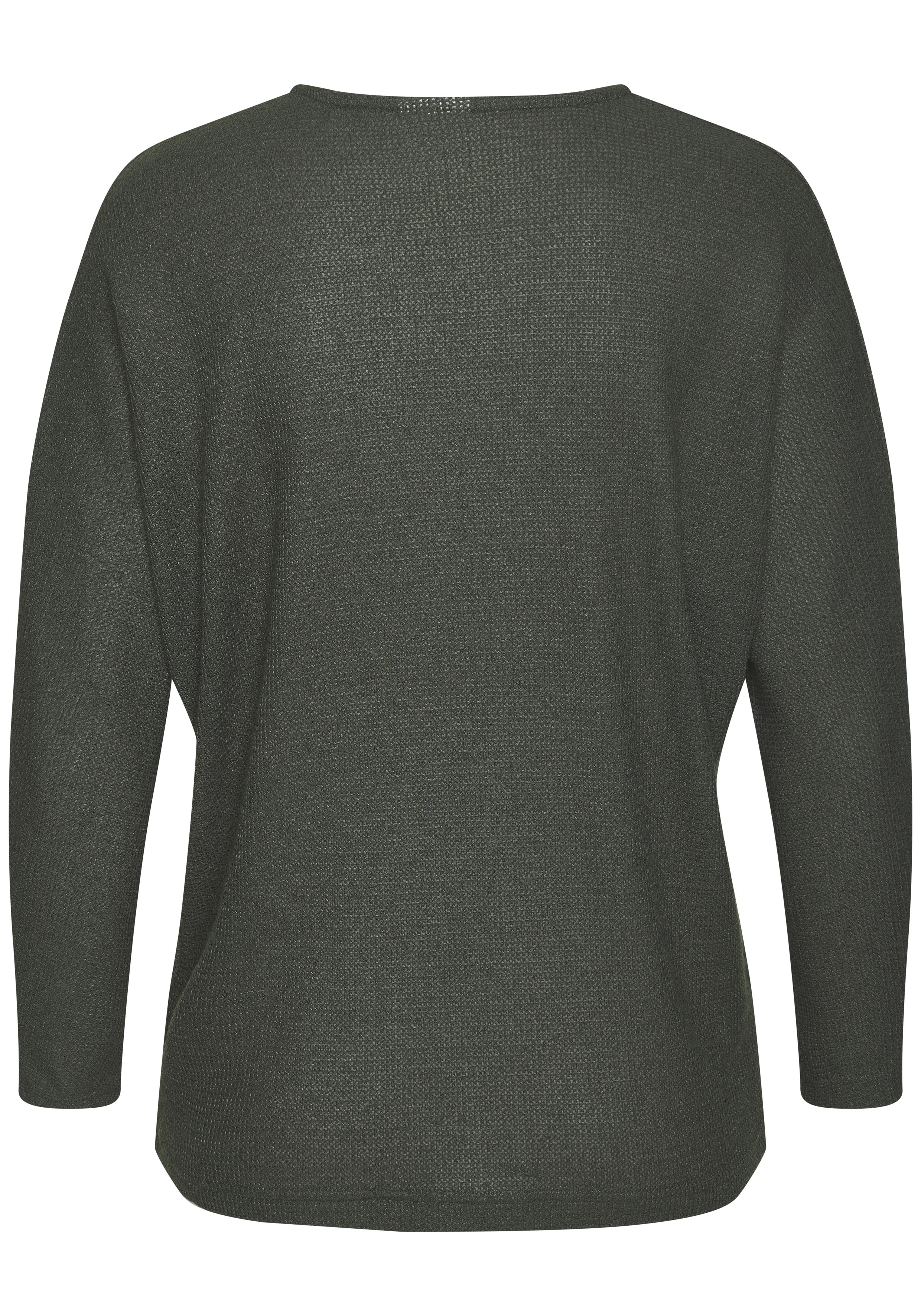 Thumbnail - Vivance Langarmshirt "aus weichem Strukturstrick" aus bügelfreier Qualität