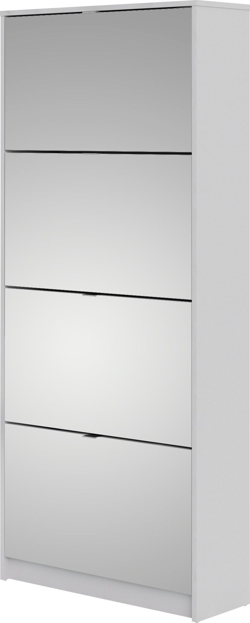 INOSIGN Schuhschrank »Shoes«, verspiegelte Klappenfronten, 2 Fächer, Folienbeschichtet, Höhe 162 cm