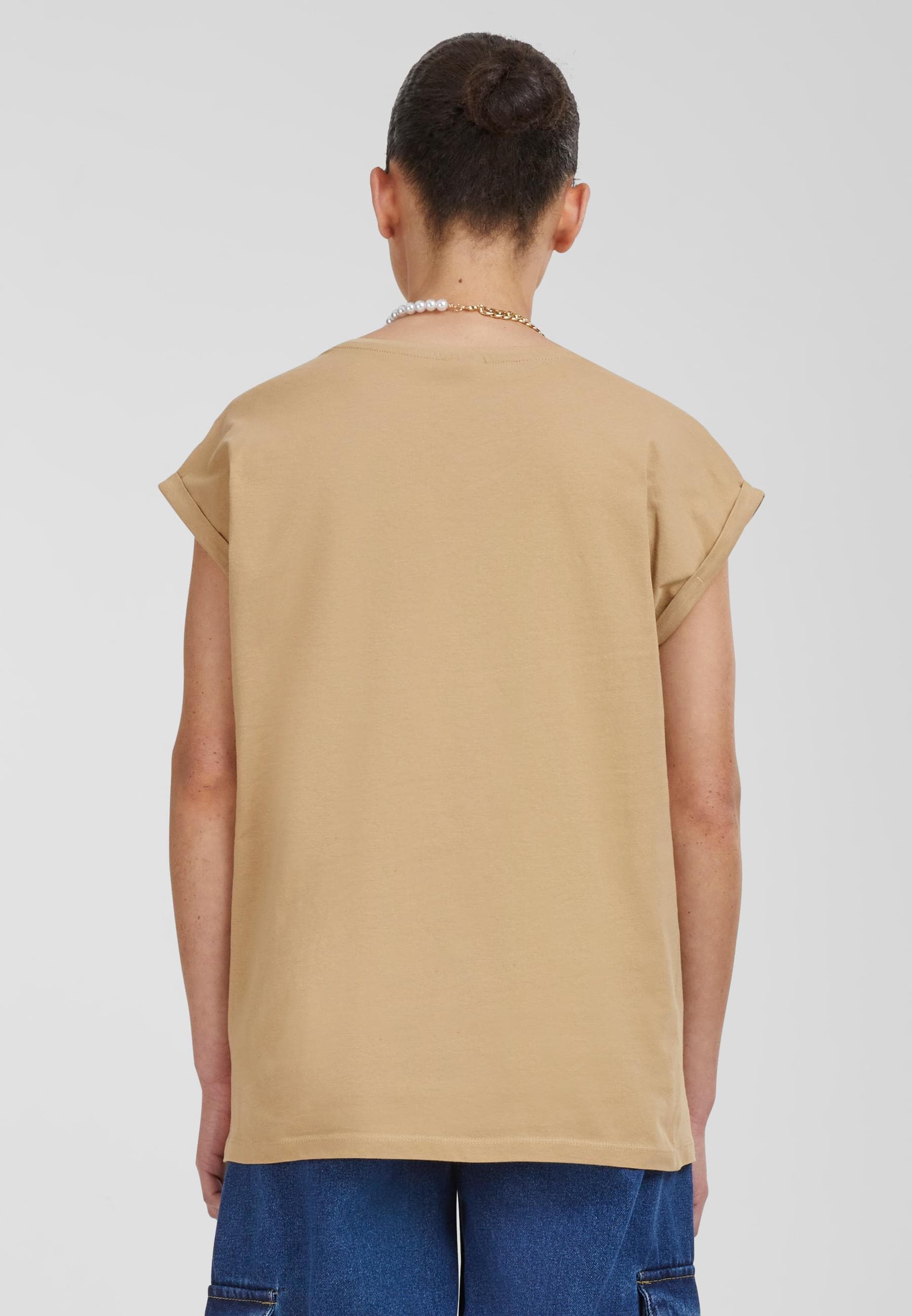 URBAN CLASSICS Kurzarmshirt »Urban Classics Damen Ladies Extended Shoulder Tee«, (1 tlg.)