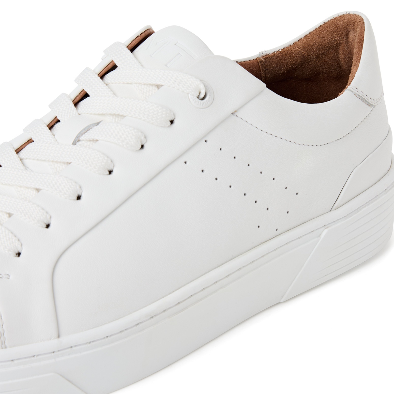 MARCO TOZZI Sneaker  Schnürschuh, Halbschuh, Freizeitschuh mit seitlichem Lochmuster