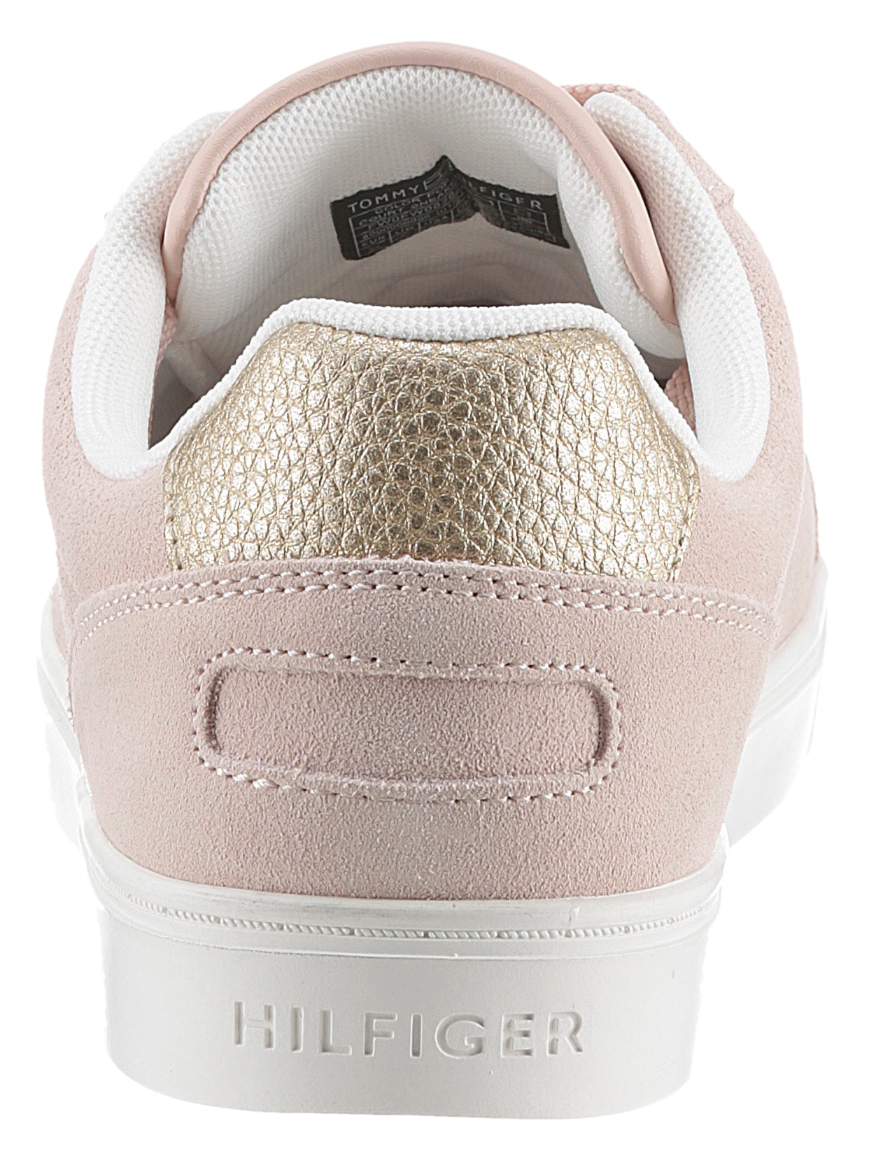 Tommy Hilfiger Sneaker »COLOR POP COURT SNEAKER«, Freizeitschuh, Halbschuh, Schnürschuh mit gepolstertem Schaftrand