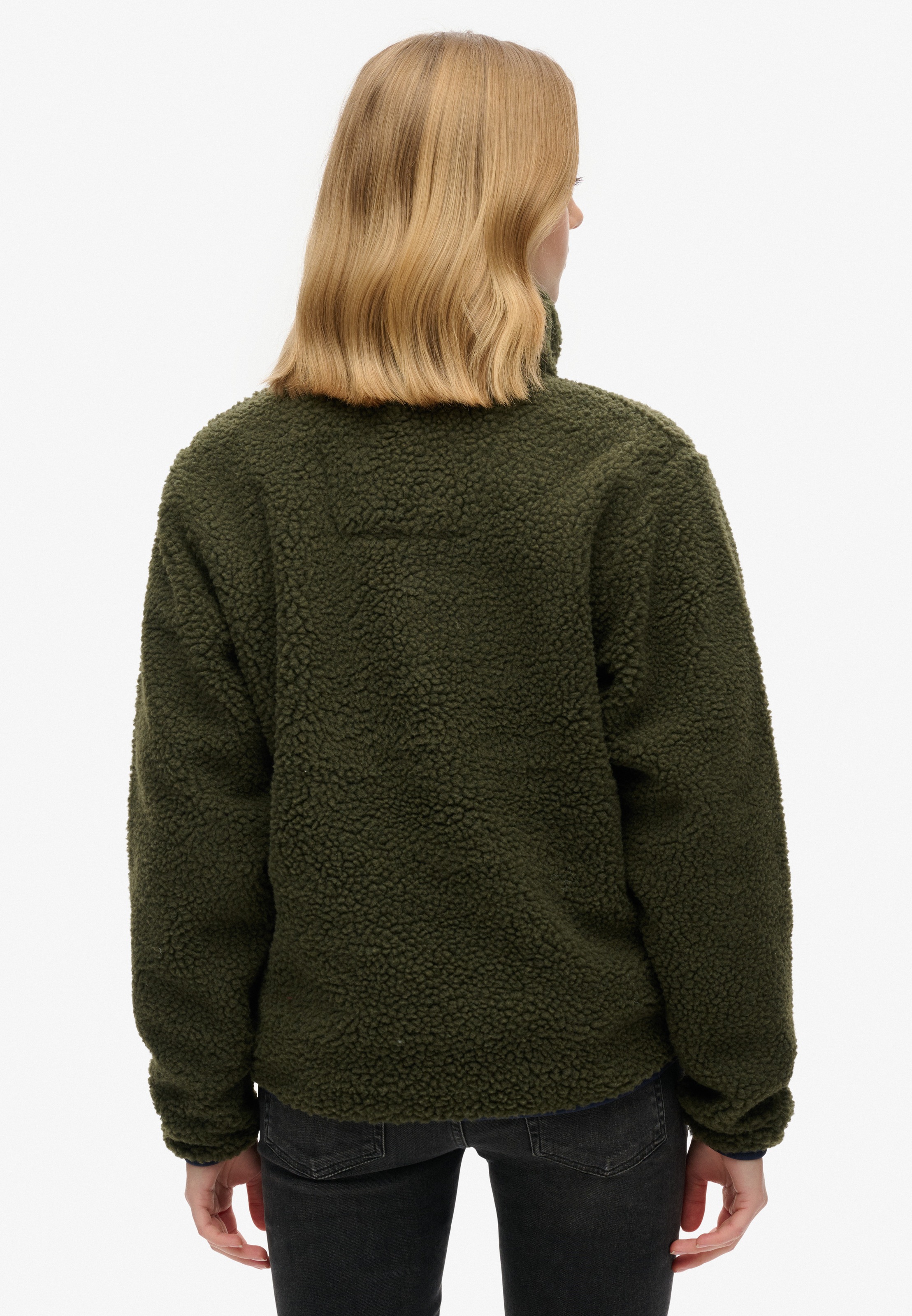 Superdry Fleecepullover "VINTAGE RETRO HALF ZIP FLEECE" günstig online kaufen