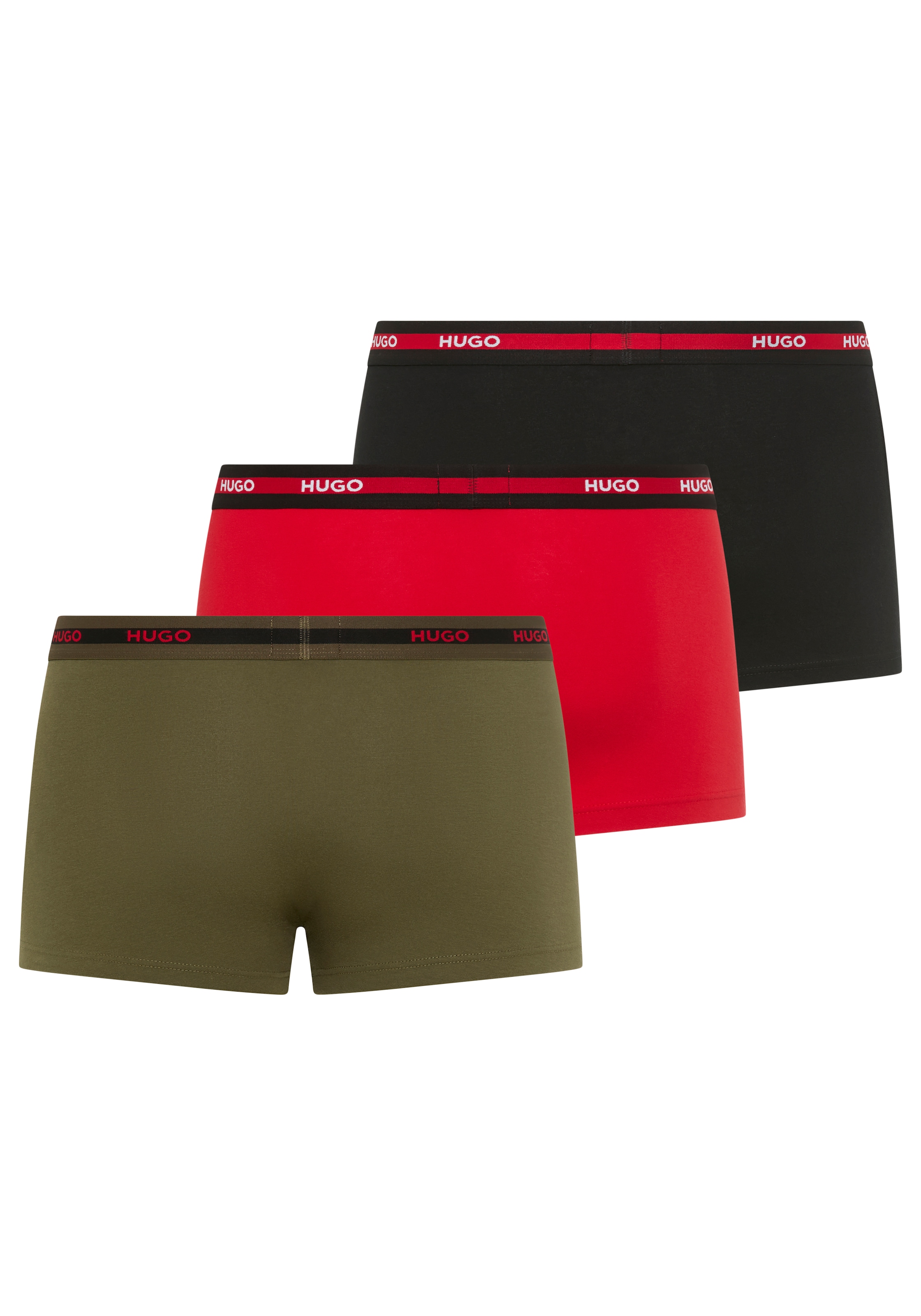 HUGO Underwear Trunk »TRIPLET«, (Packung, 3 St., Im Dreierpack), mit Logoschriftzug