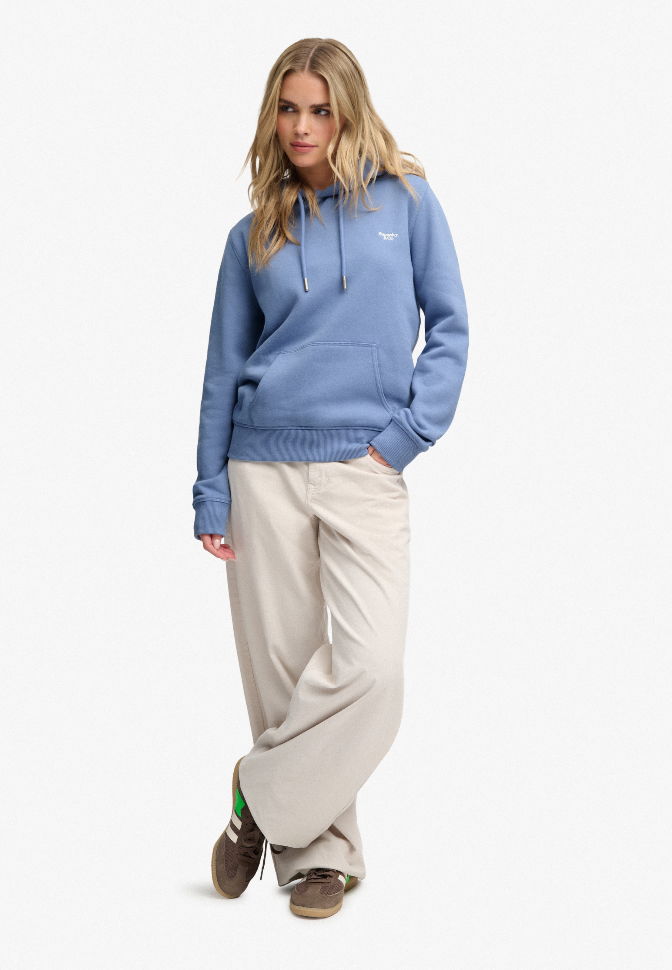 Superdry Kapuzensweatshirt »SIGNATURE EMB HOOD«, Baumwollmischung, relaxed fit
