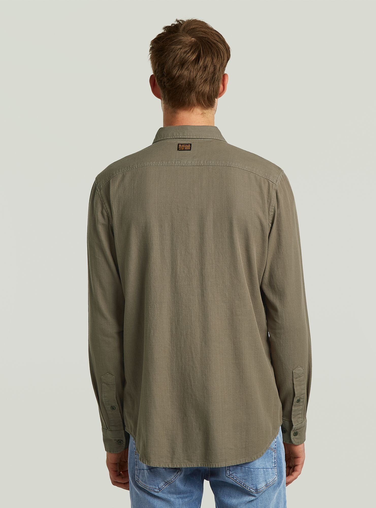 G-STAR Langarmshirt "Marine Slim Shirt" günstig online kaufen