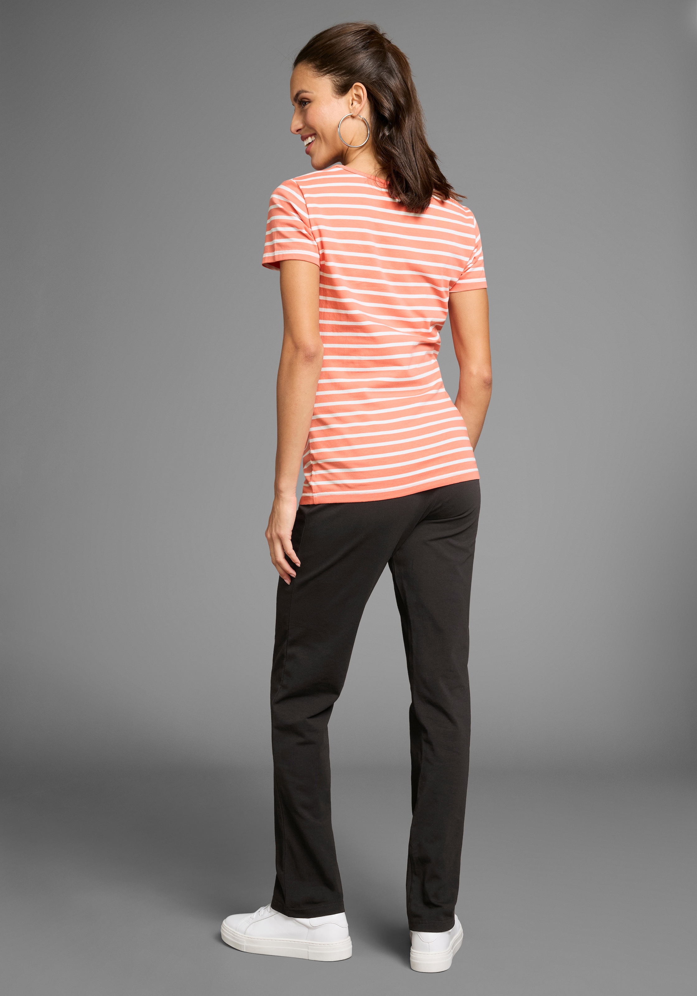 Neun Monate Umstandsshirt »2tlg. Set: T-Shirt+Leggings«, (Set, 2 tlg.), Komplett Outfit für die Schwangerschaft und Stillzeit