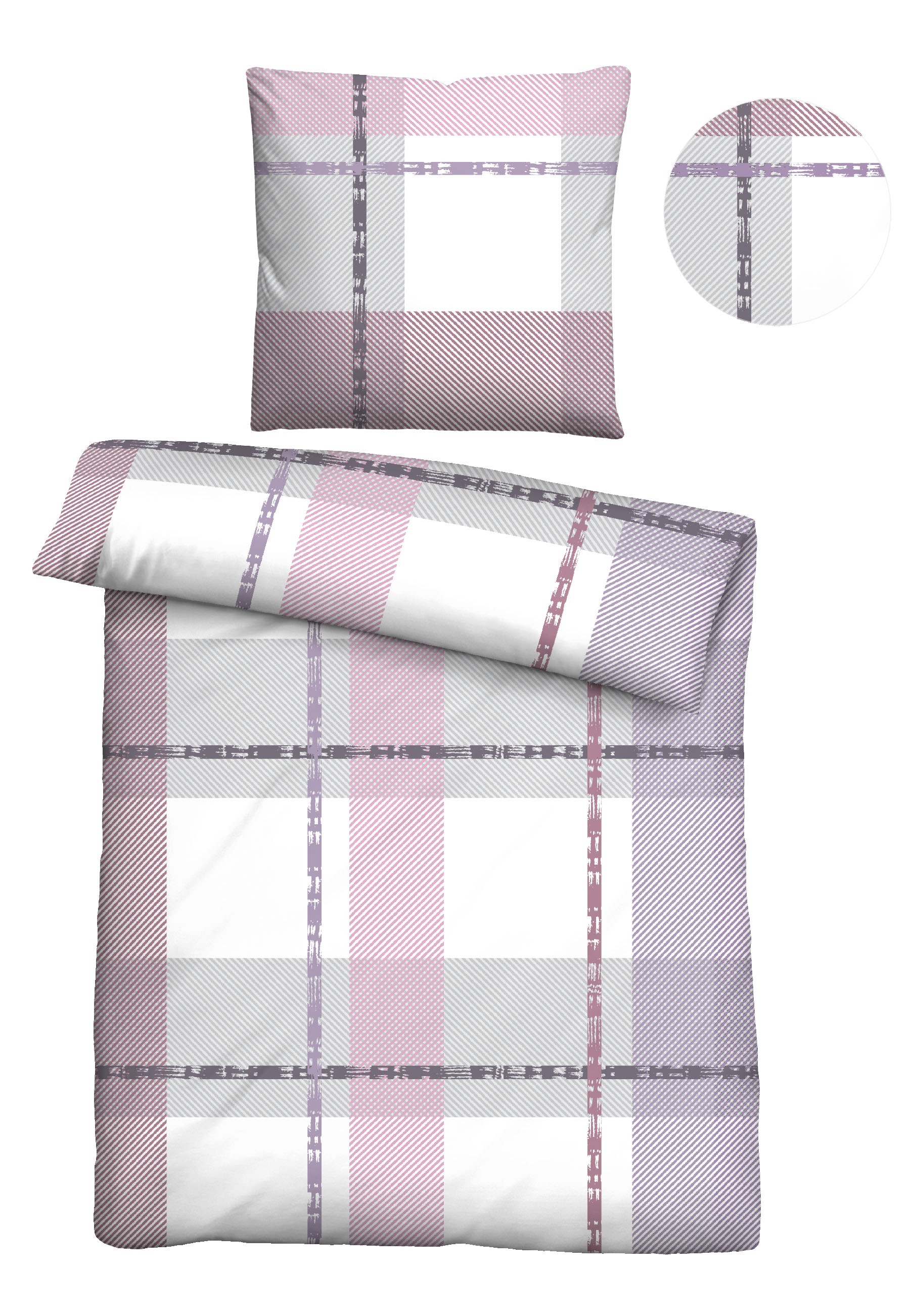 Castell - Markenbettwäsche Bettwäsche "0380746" 2 Stk. Nicki, kuschelig + f günstig online kaufen