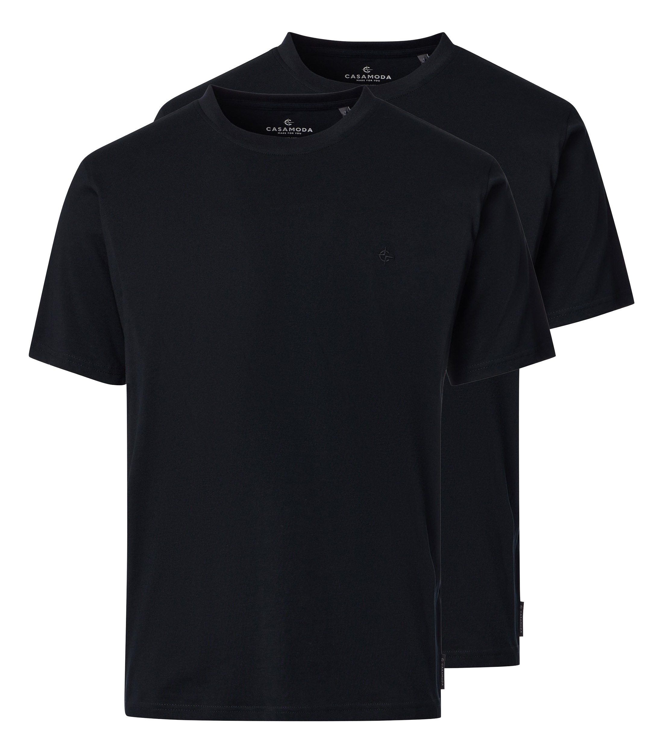 CASAMODA T-Shirt "CASAMODA T-Shirt Doppelpack uni"