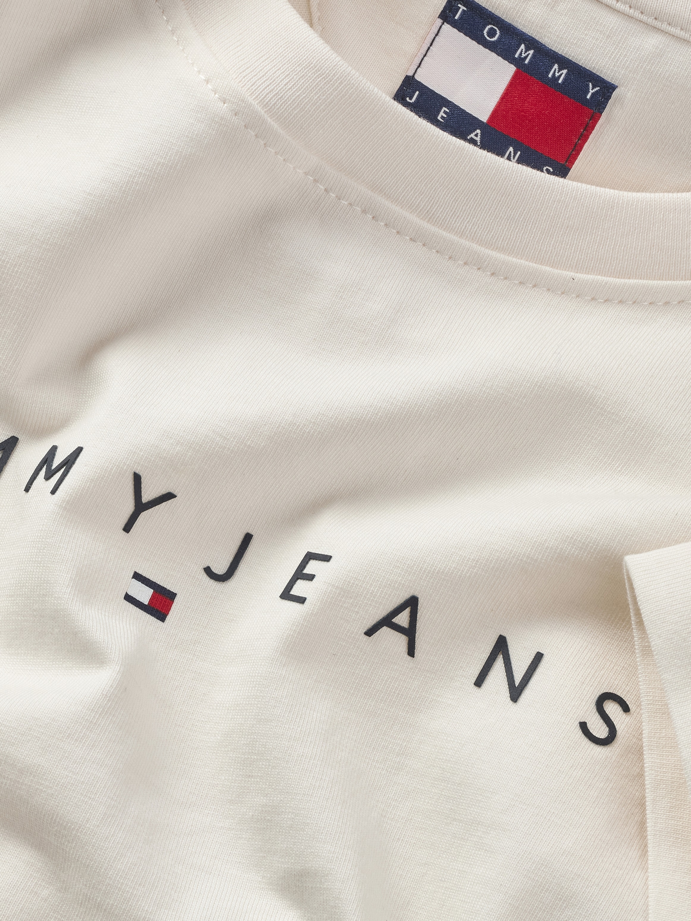 Tommy Jeans T-Shirt »TJW SLIM LINEAR TEE EXT«, mit Logo-Schriftzug