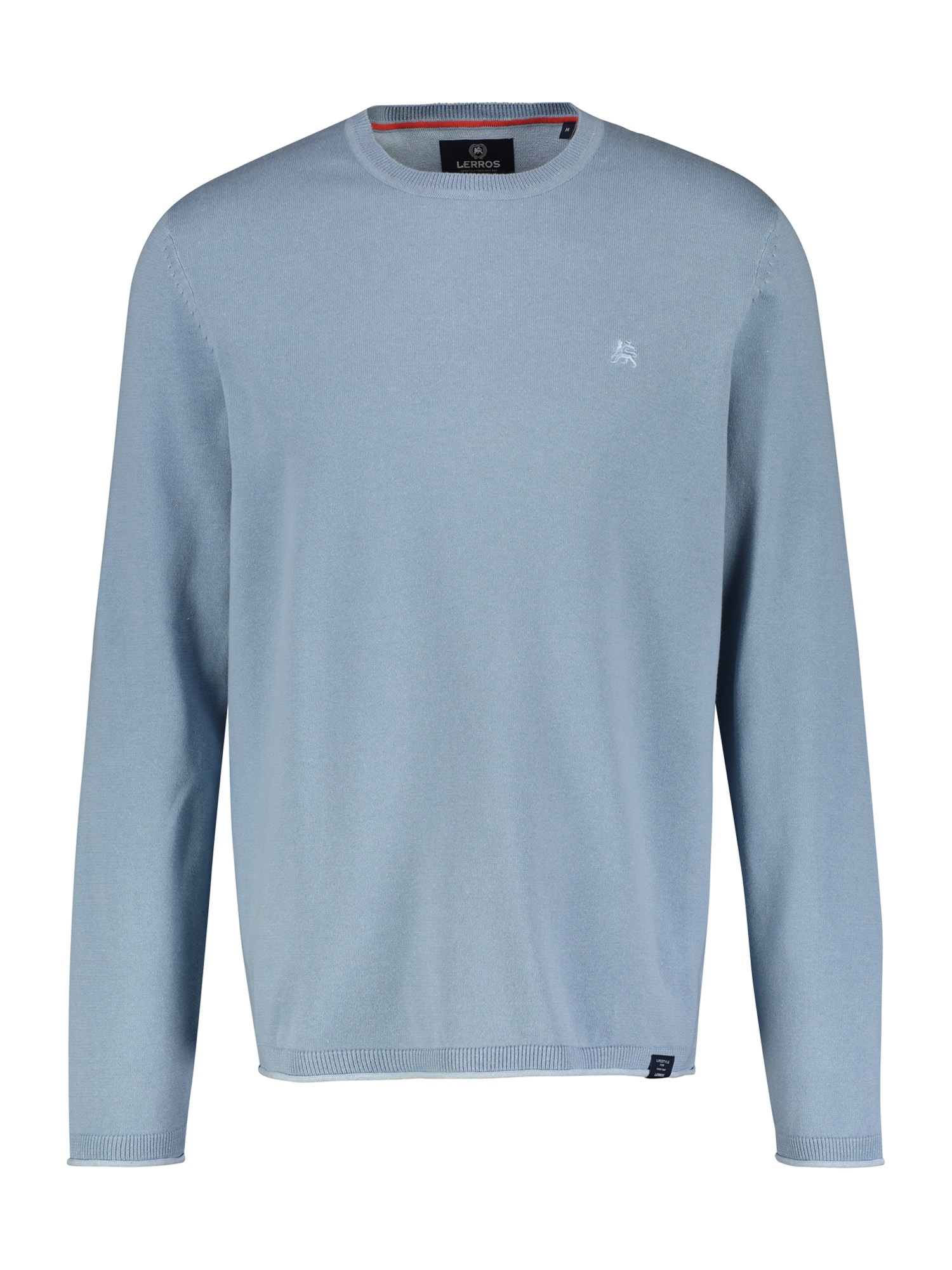 LERROS Strickpullover "Rundhalspullover, Flachstrick"