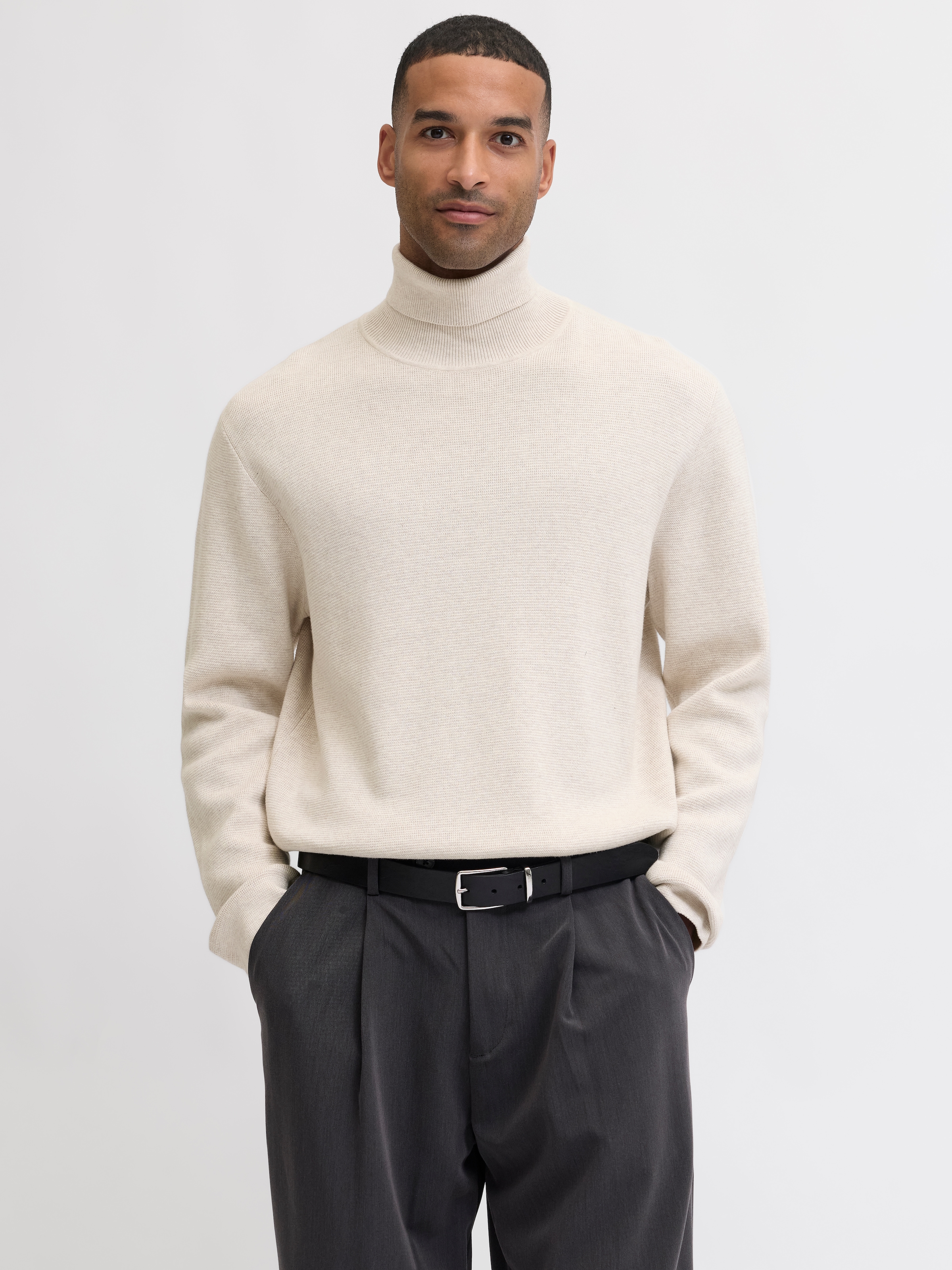 Jack & Jones Rollkragenpullover "JPRBLAMILANO STITCH KNIT ROLL NECK" günstig online kaufen