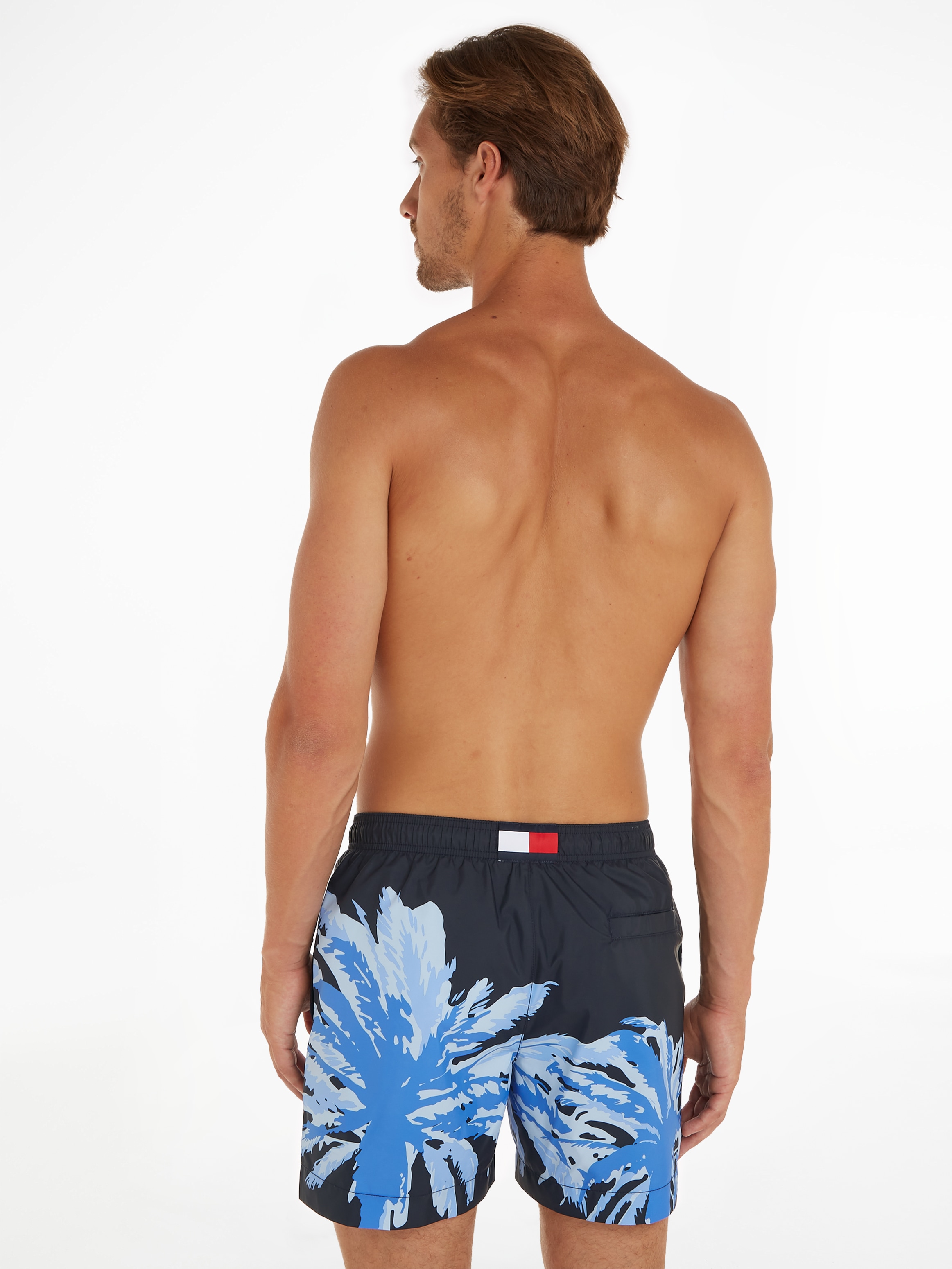 Tommy Hilfiger Swimwear Badeshorts "MEDIUM DRAWSTRING PLACED", mit Palmenpr günstig online kaufen