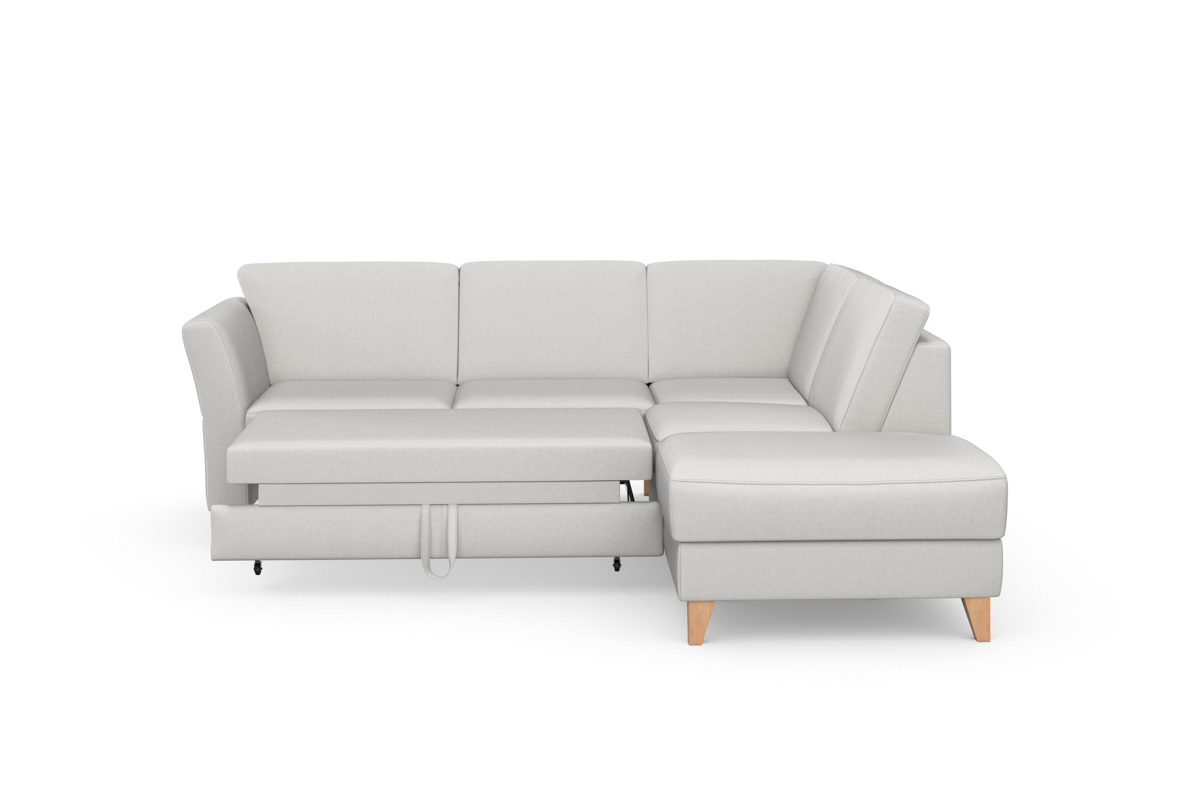 sit&more Ecksofa »Visby L-Form«, Wahlweise mit Bettfunktion und Stauraum, frei im Raum stellbar