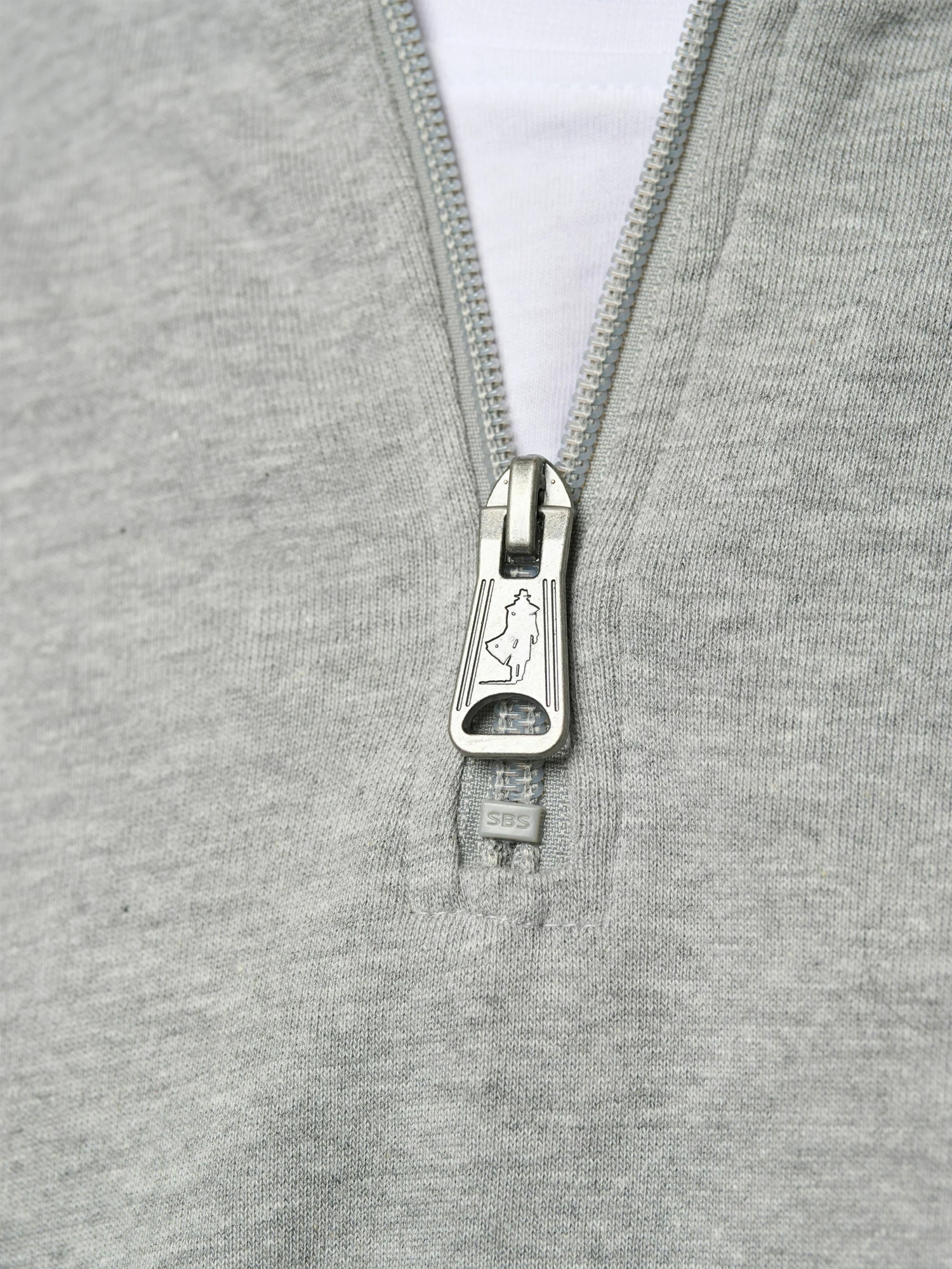 MCS Strickpullover »MCS sweatshirt with half-zip Clement«