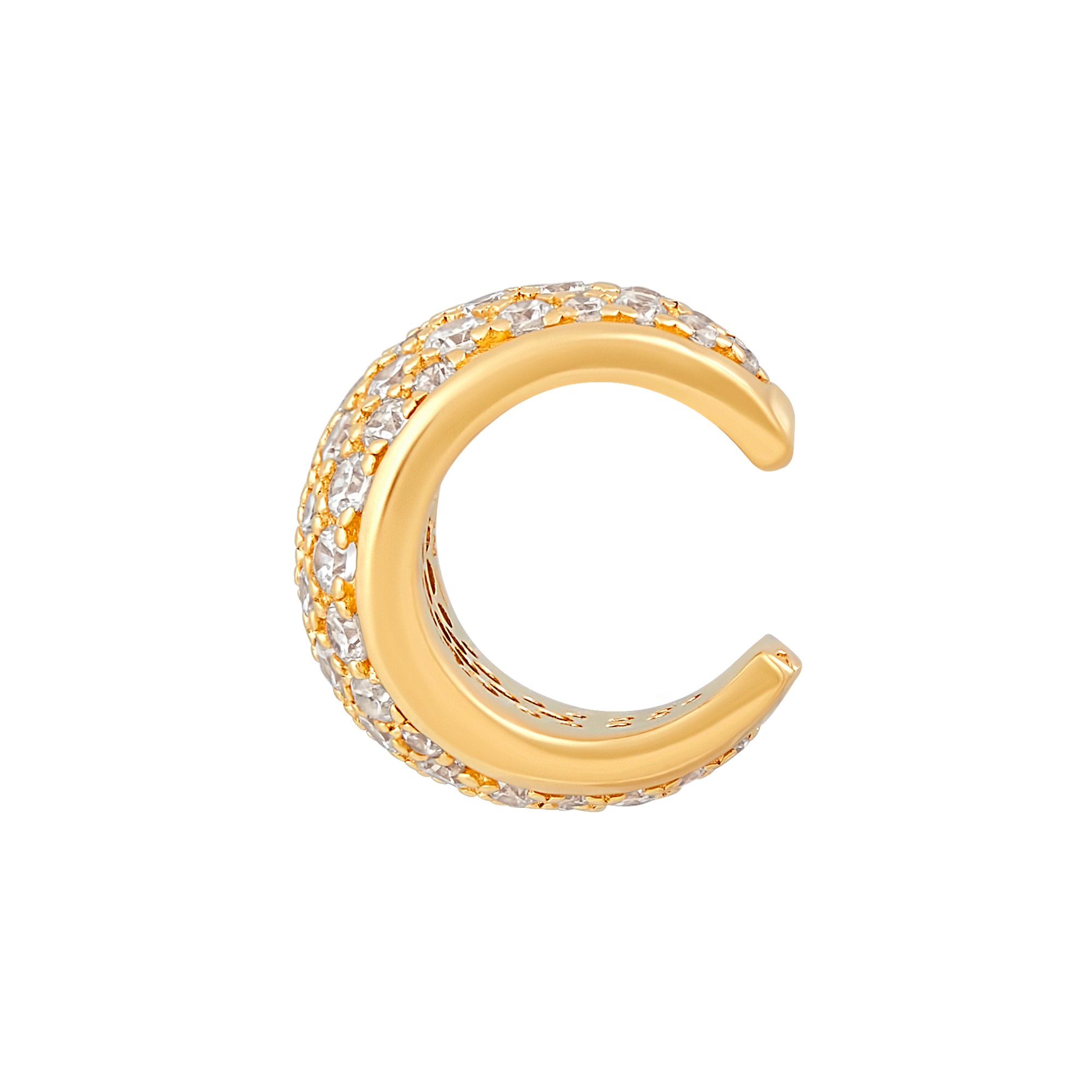 CAÏ Paar Ohrstecker »925 Sterling Silber vergoldet Golden Spark II«