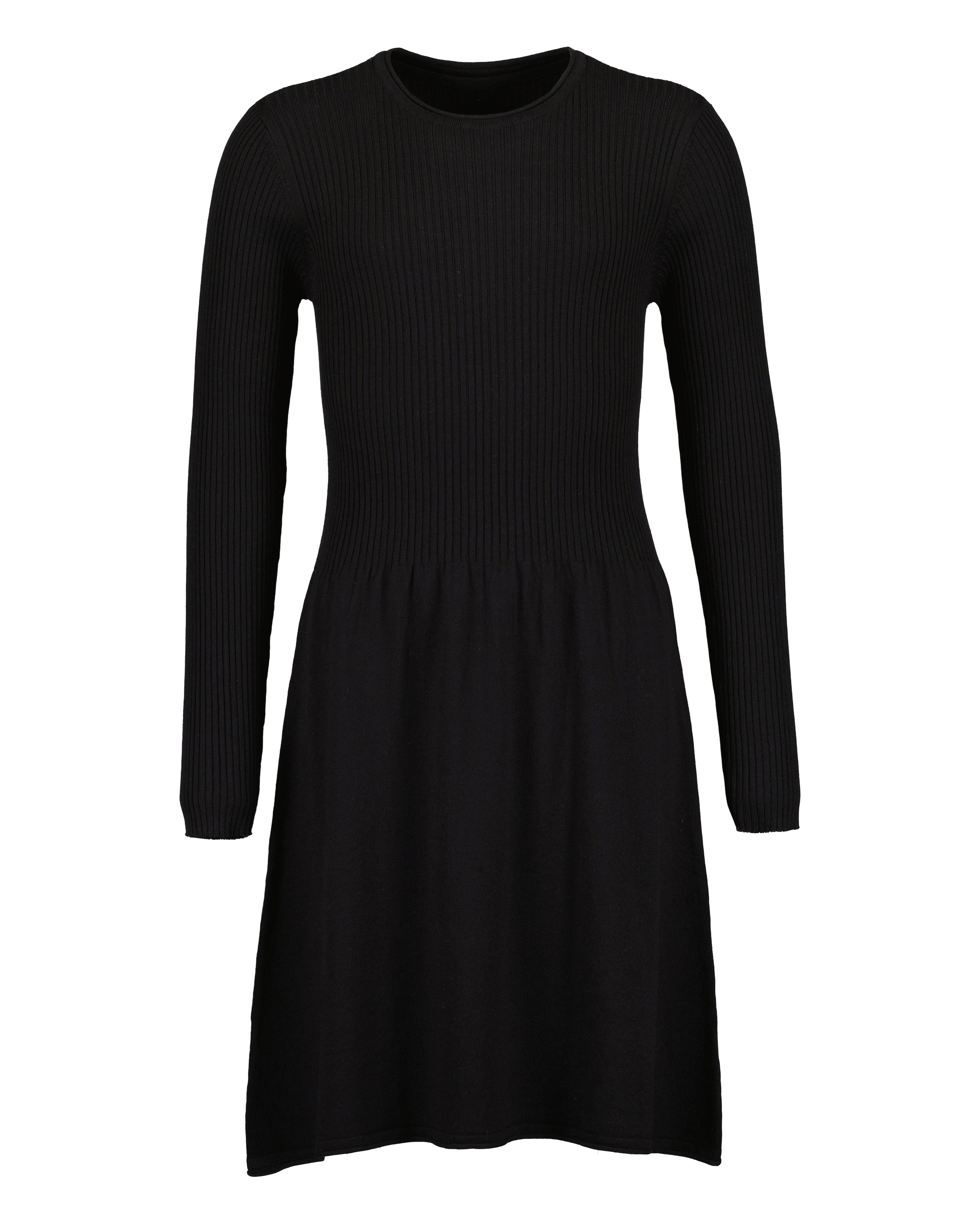 BLUE SEVEN Mädchen Strickkleid "Keid", schwarz, Gr. 152, 82% Viskose, 18% Polyamid, Kleider